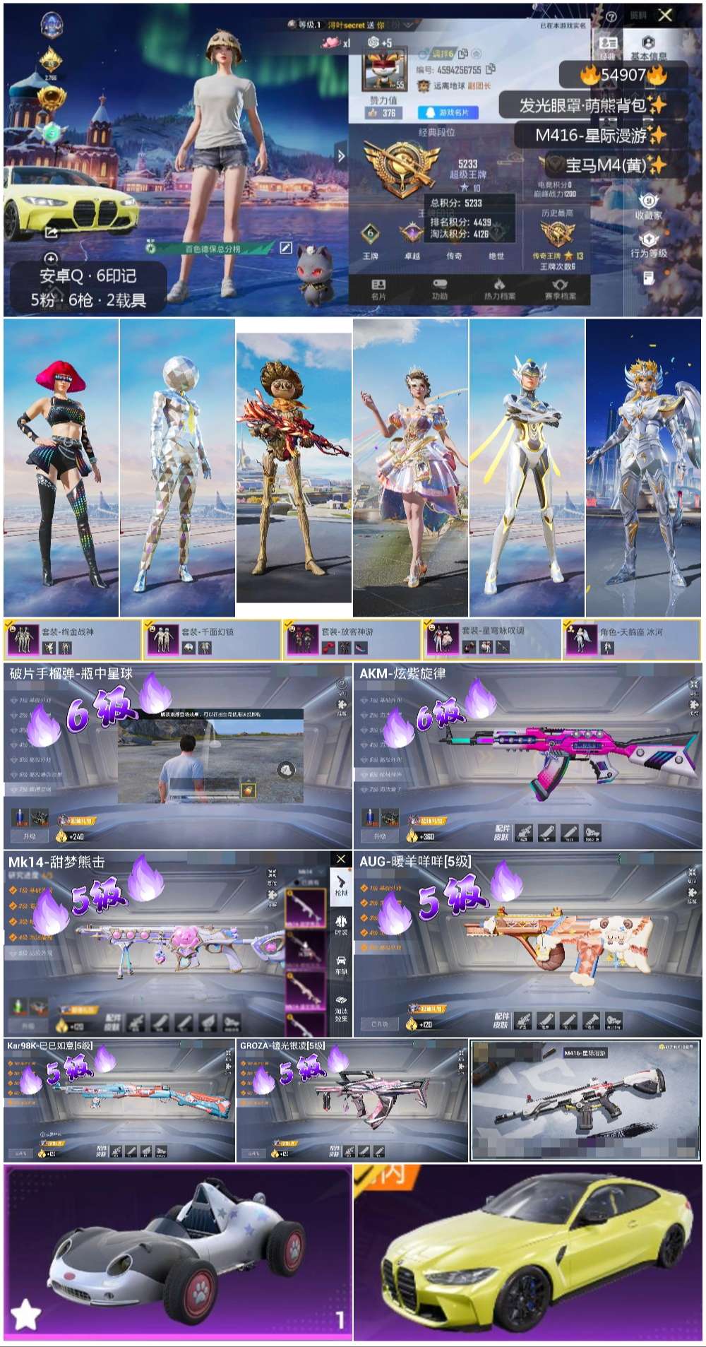 HPSJ3451670和平精英账号详情图3