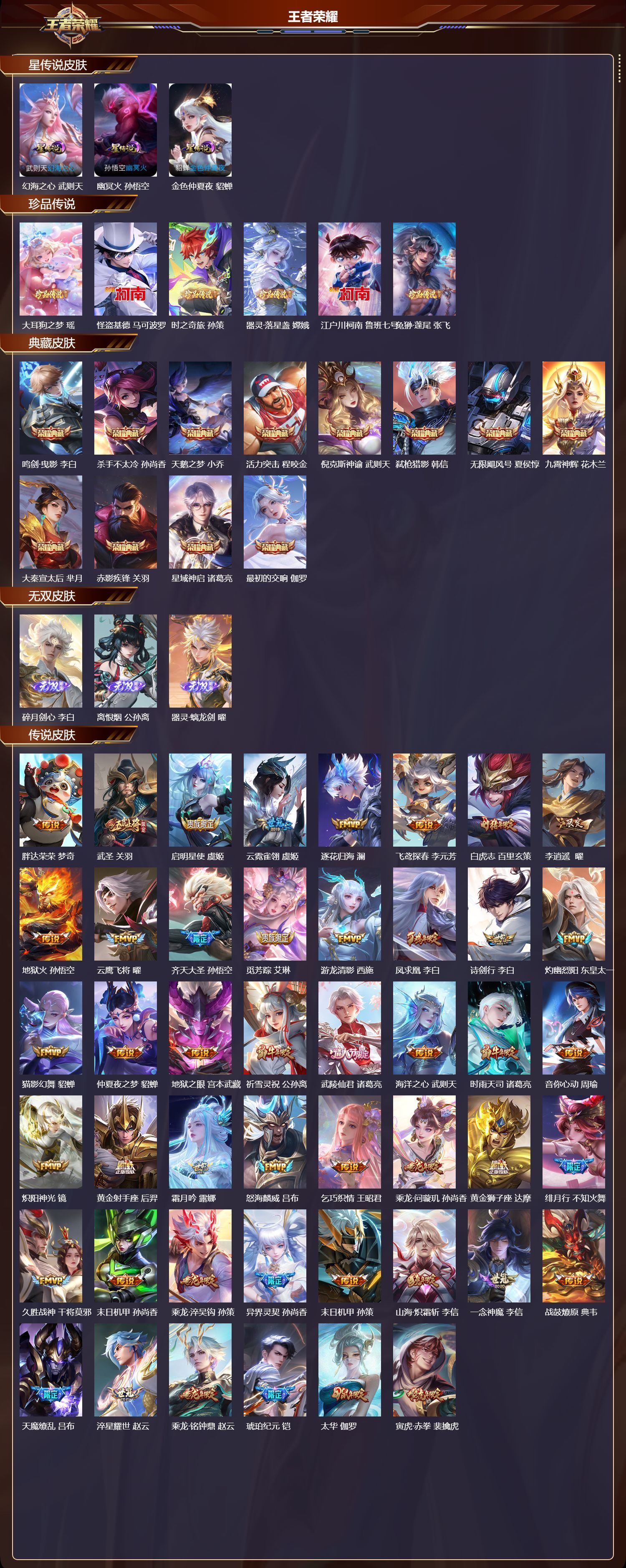 WZQM3474354王者荣耀账号详情图3 WZQM3474354王者荣耀账号详情图3