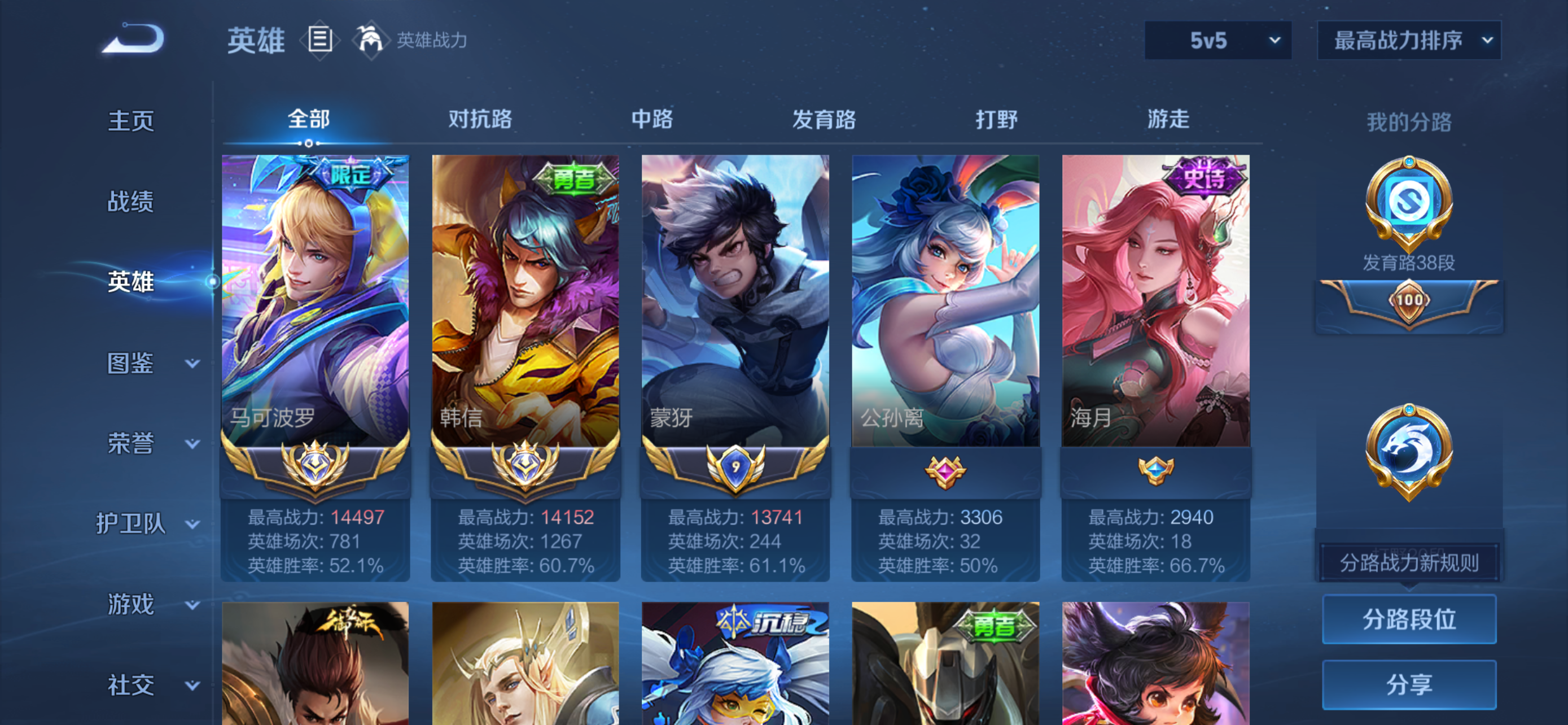 WZCMW3468207王者荣耀账号详情图2