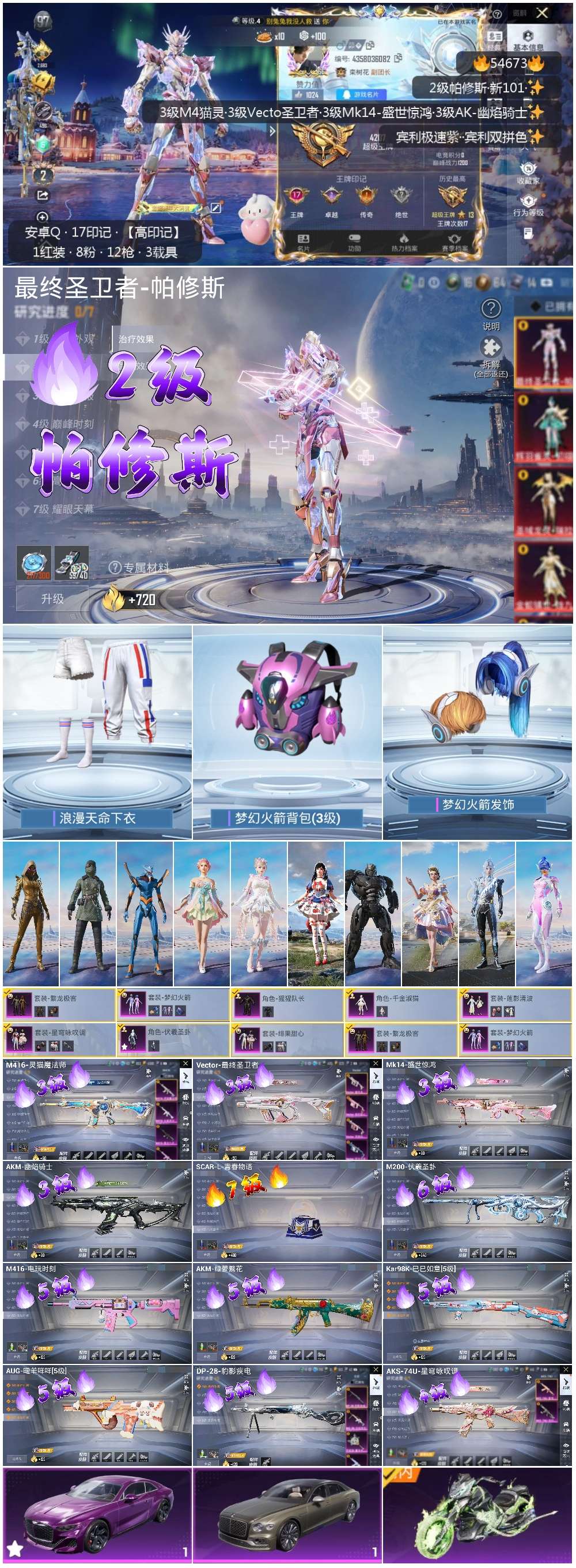 HPSJ3448440和平精英账号详情图3