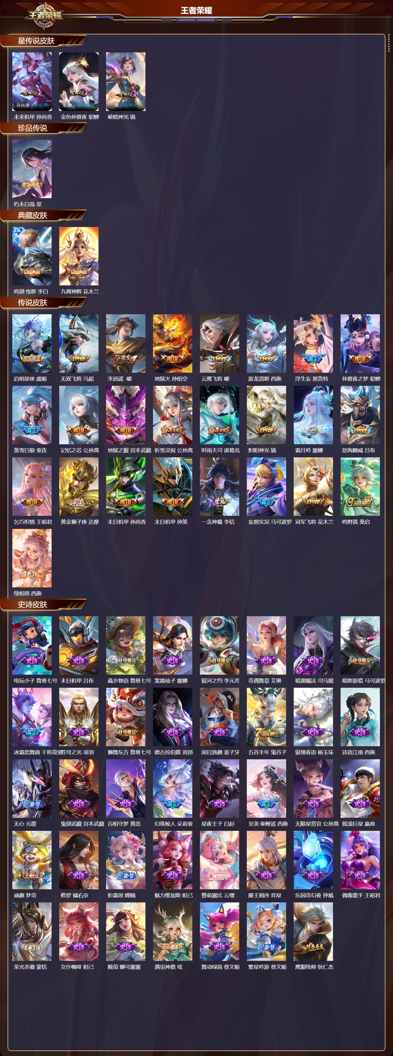 WZMK3471519王者荣耀账号详情图2