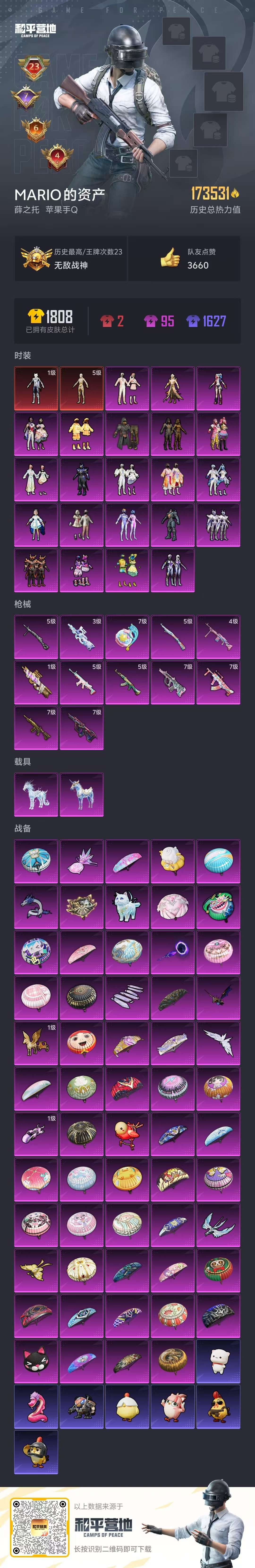 HPSJ3452589和平精英账号详情图2 HPSJ3452589和平精英账号详情图2