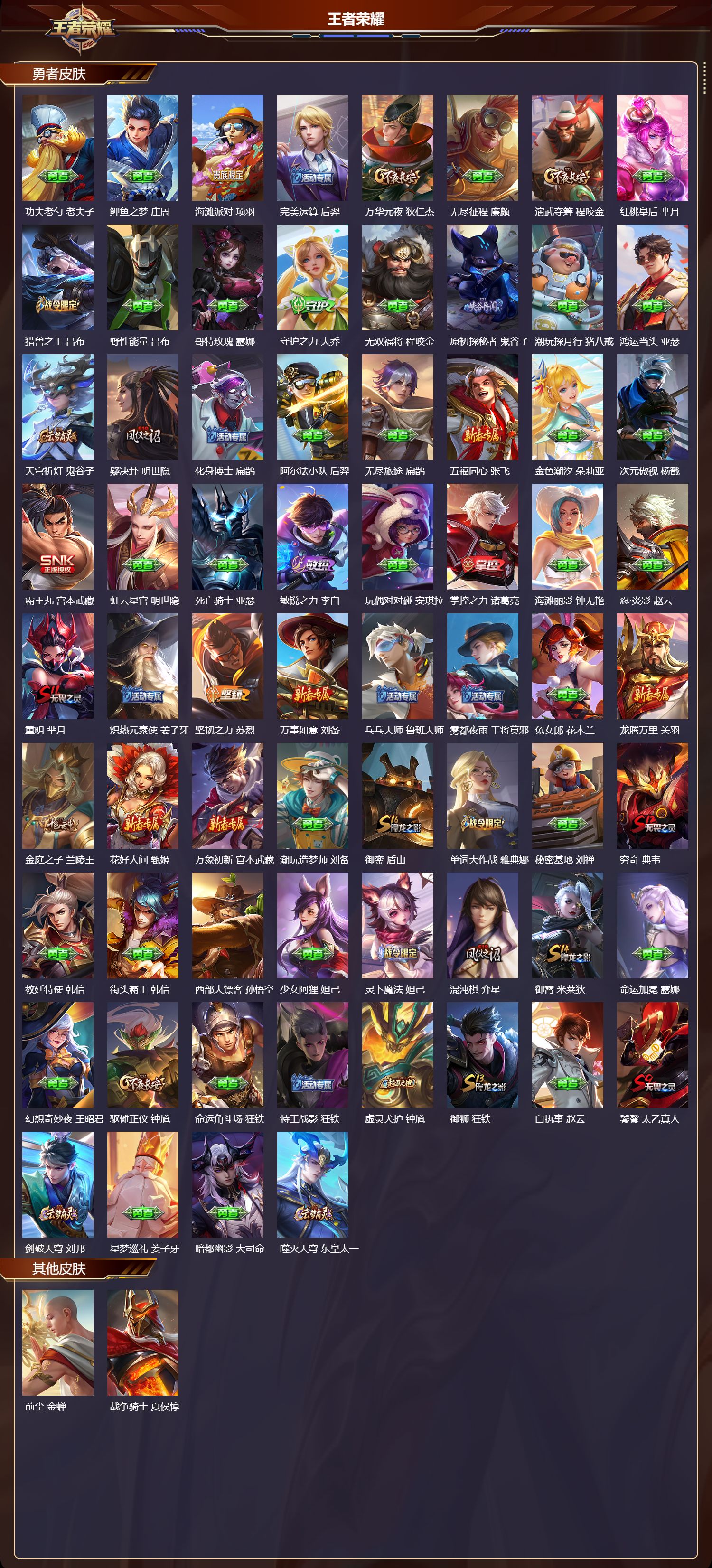 WZQM3474377王者荣耀账号详情图4