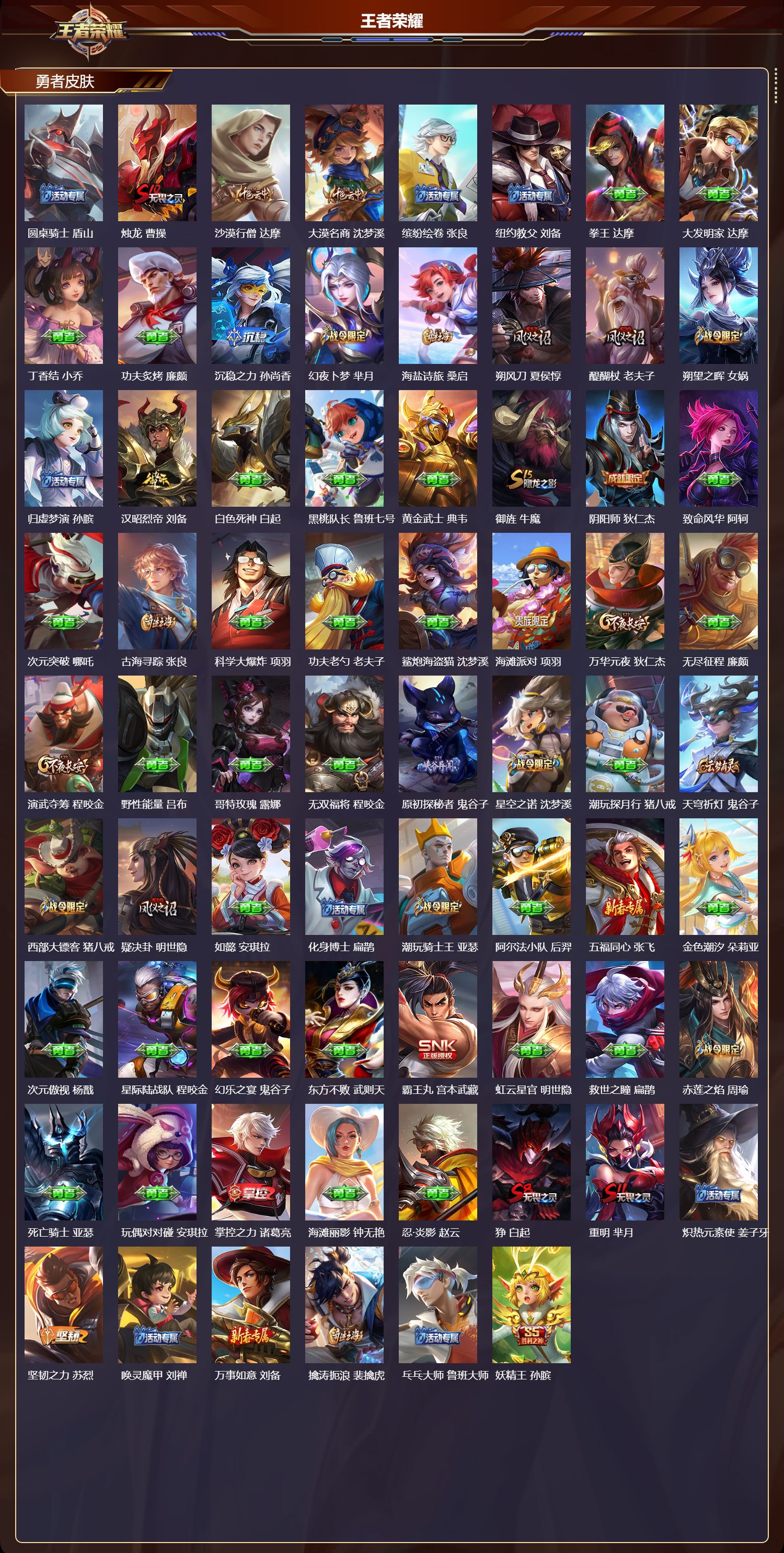 WZQM3474378王者荣耀账号详情图4