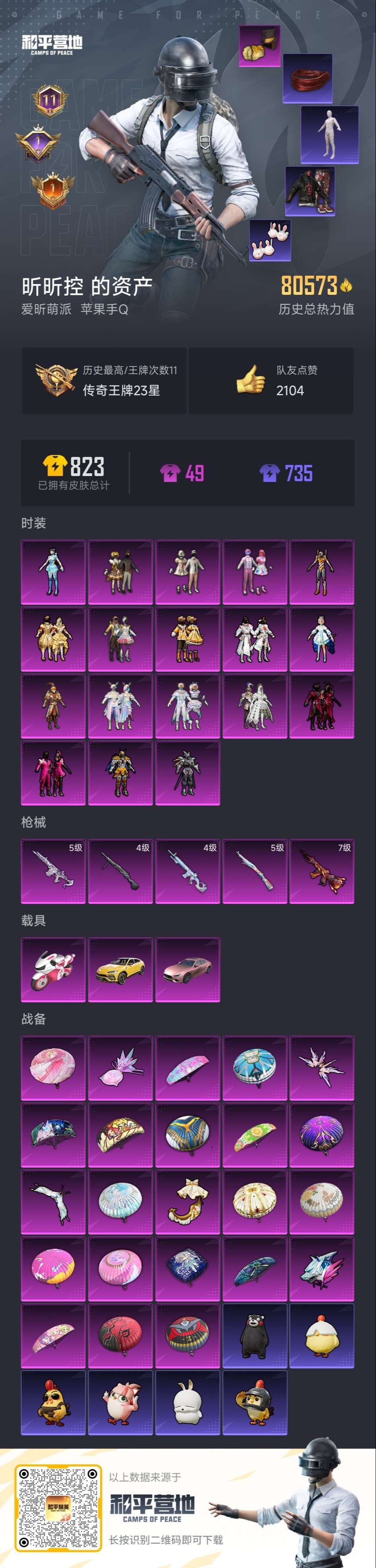 HPSJ3448617和平精英账号详情图4 HPSJ3448617和平精英账号详情图4