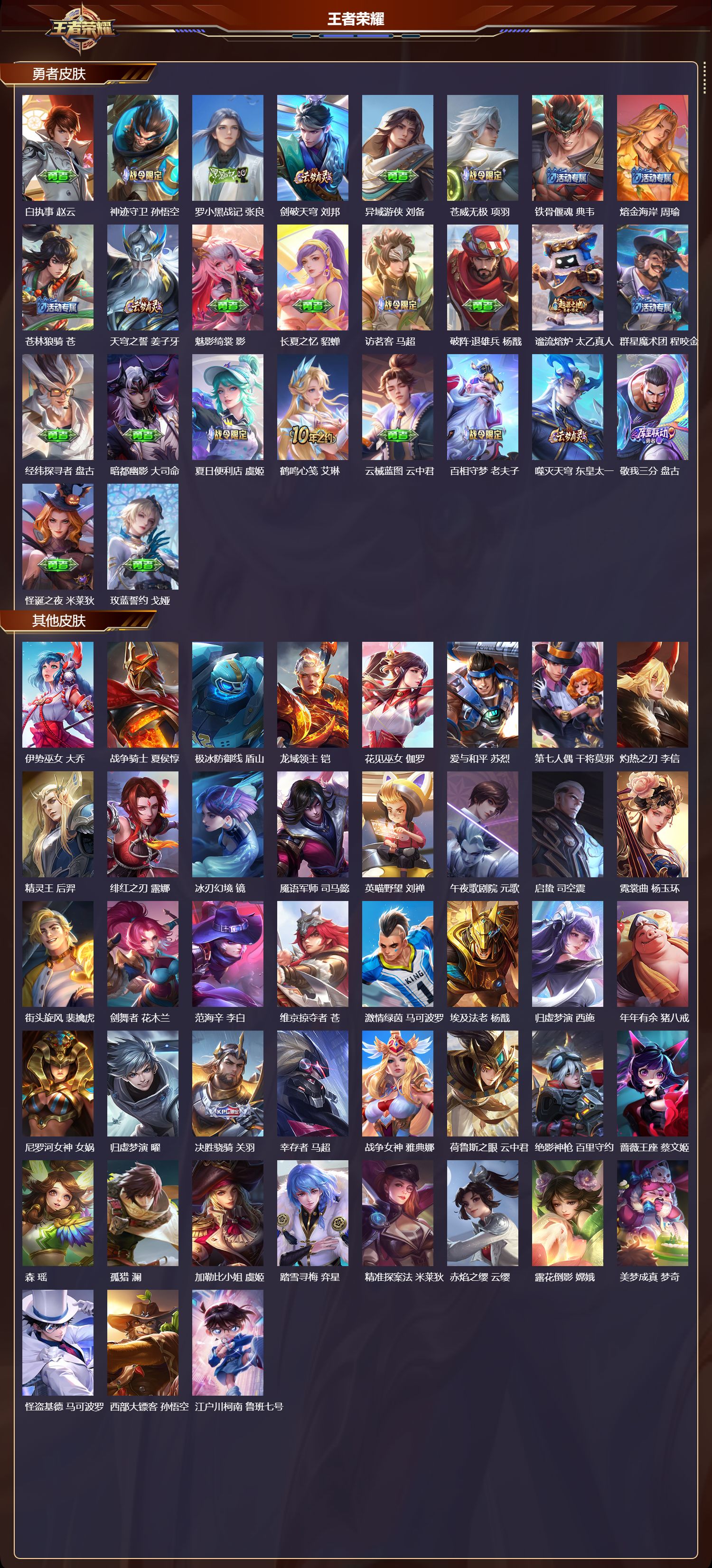 WZQM3474358王者荣耀账号详情图5