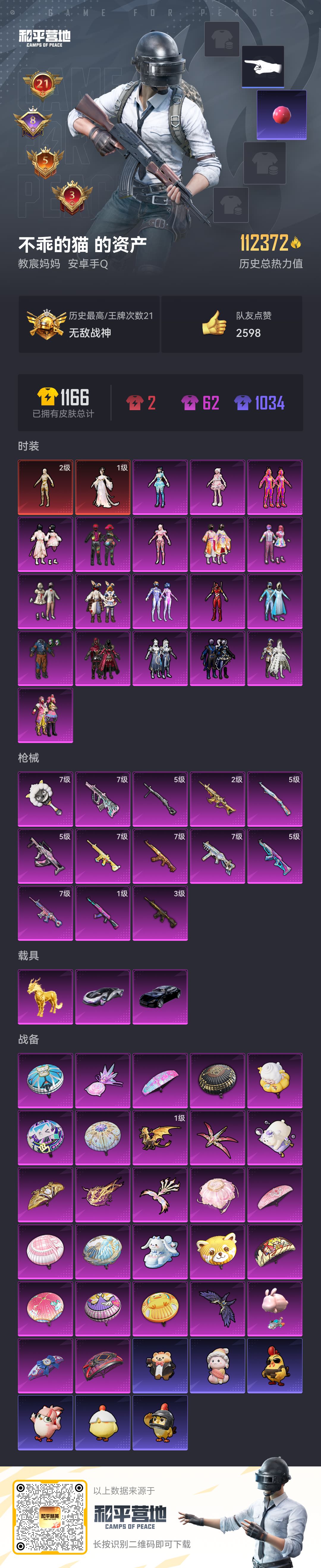 HPCMW414541和平精英账号详情图2