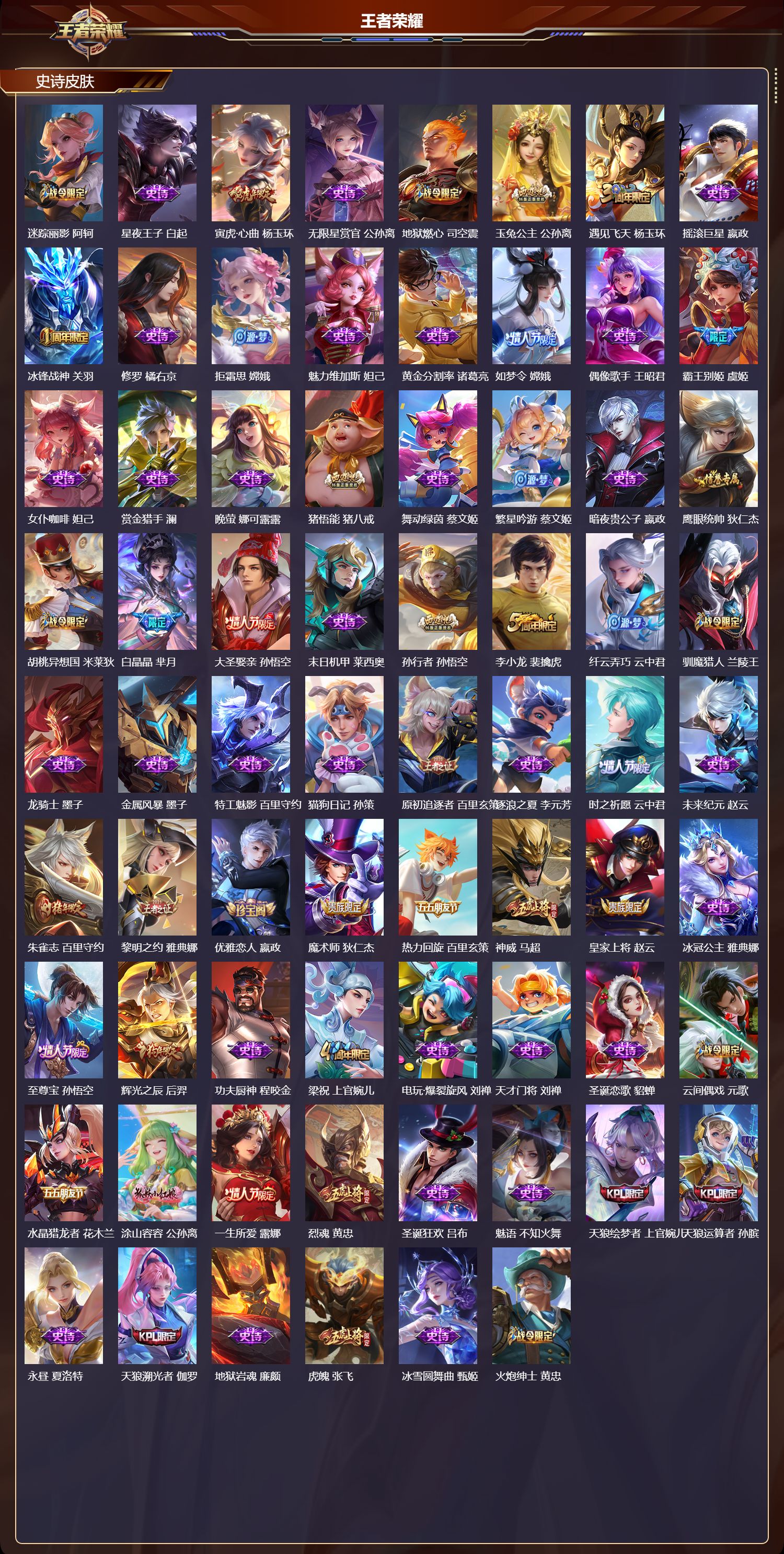 WZQM3474373王者荣耀账号详情图4