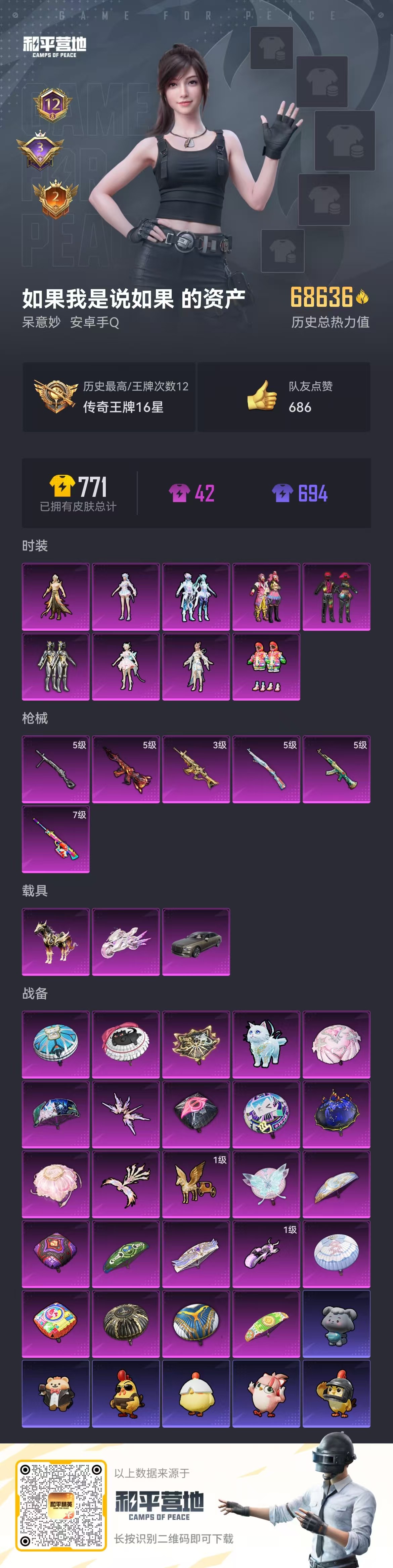 HPSJ3452571和平精英账号详情图4 HPSJ3452571和平精英账号详情图4