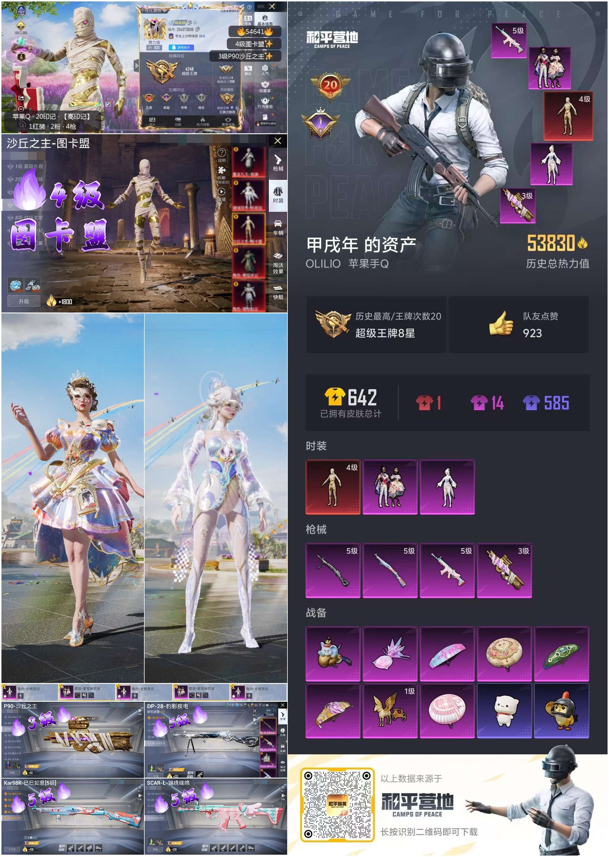 HPSJ3448446和平精英账号详情图4