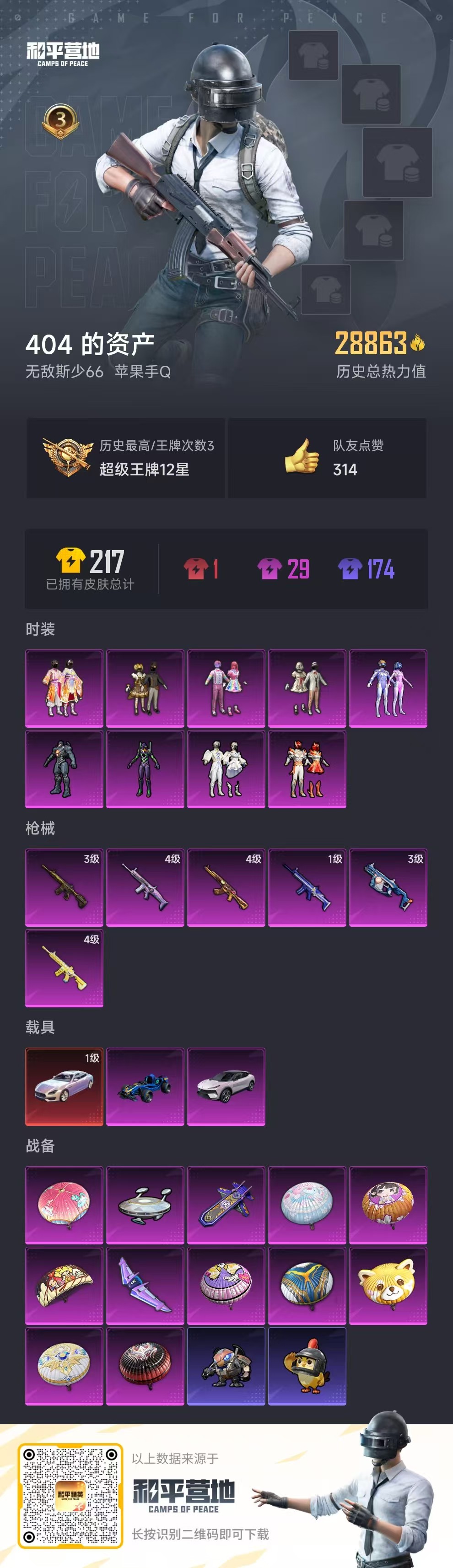 HPSJ3452574和平精英账号详情图4 HPSJ3452574和平精英账号详情图4