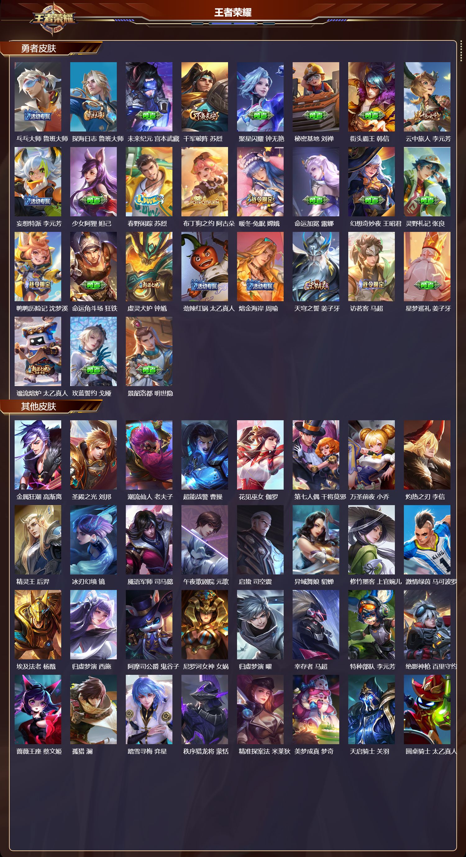 WZMK3468009王者荣耀账号详情图3