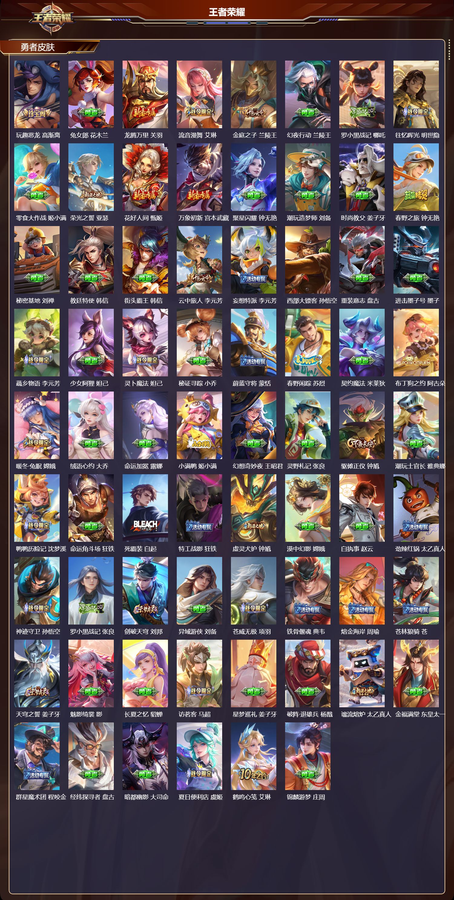 WZMK3471509王者荣耀账号详情图5