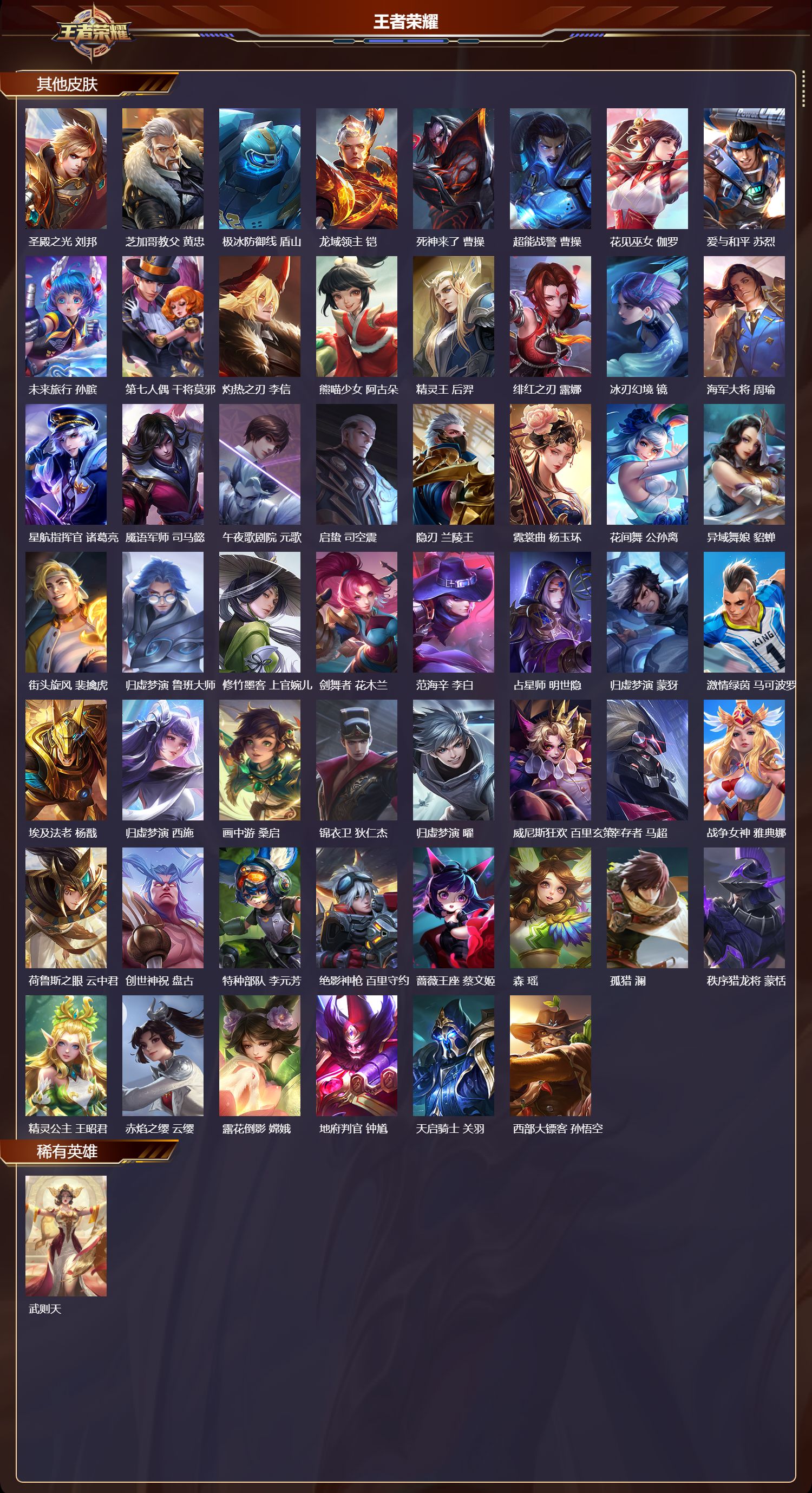 WZQM3474377王者荣耀账号详情图5