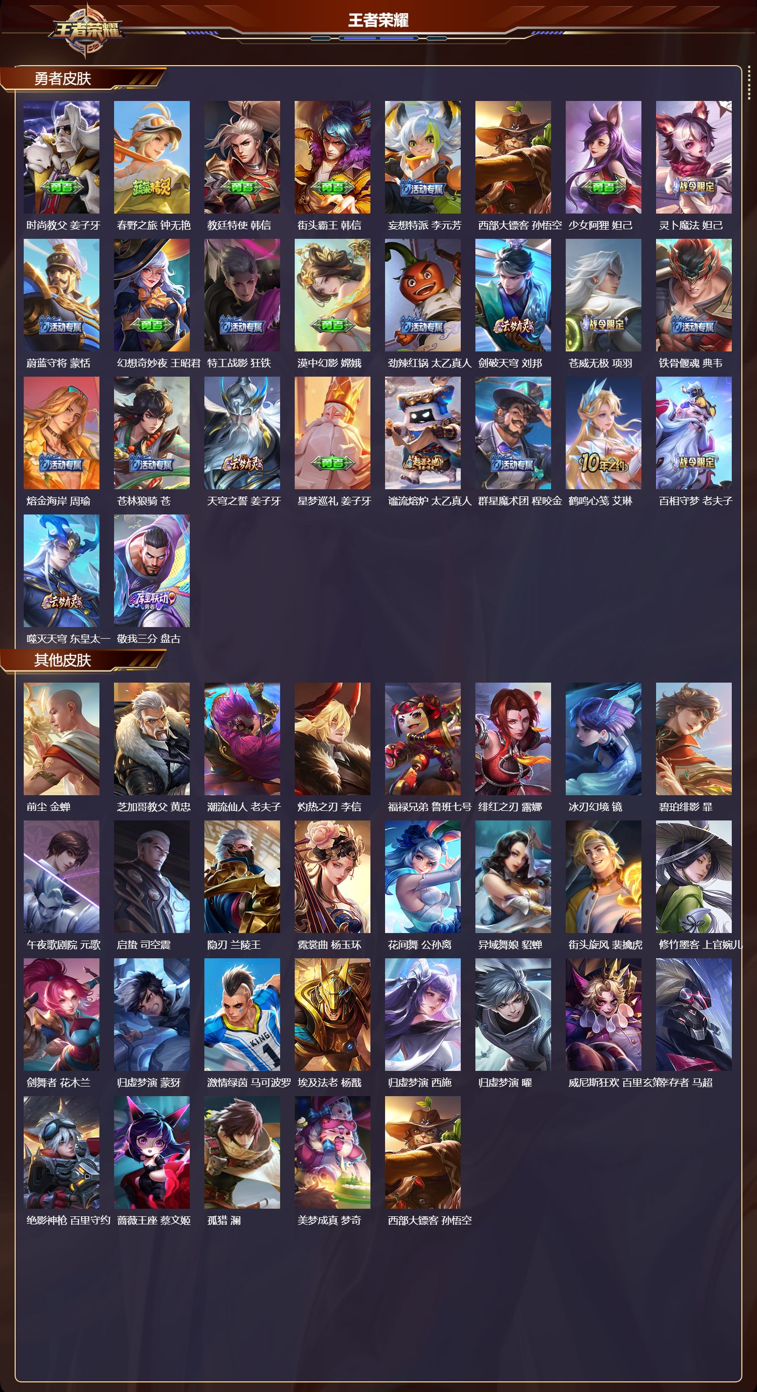 WZMK3471502王者荣耀账号详情图3