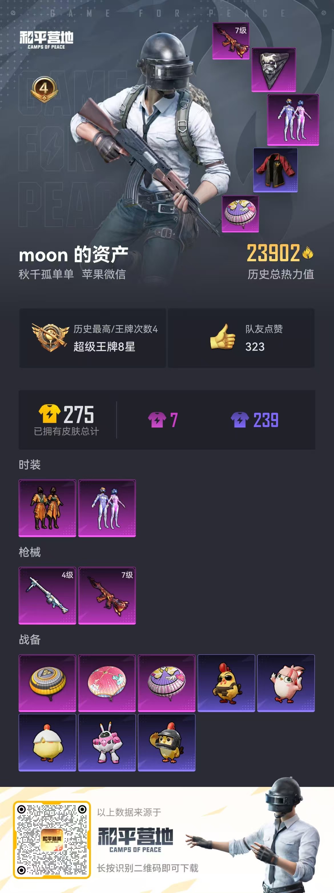 HPCMW49706和平精英账号详情图4