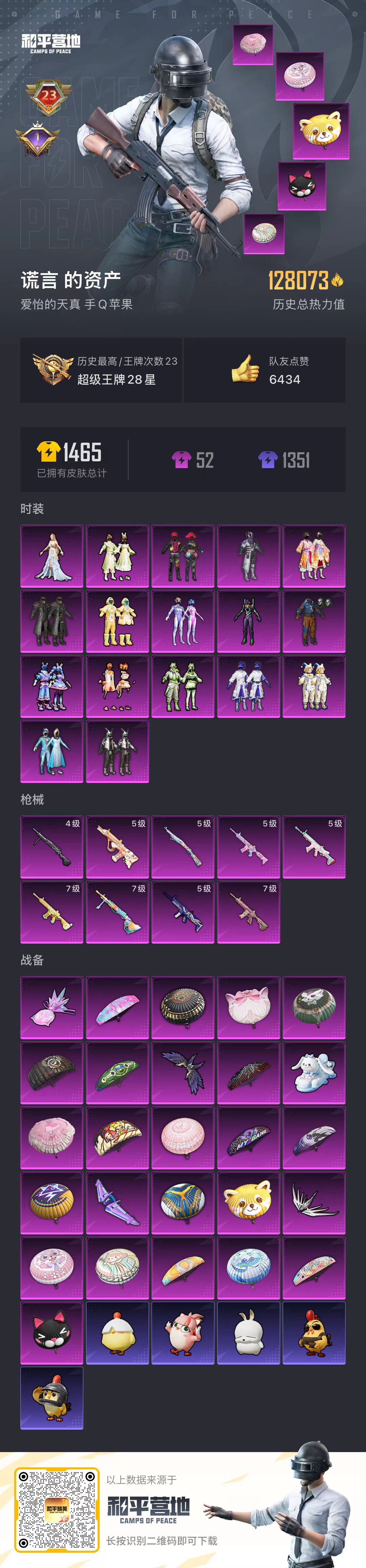 HPSJ3452556和平精英账号详情图3 HPSJ3452556和平精英账号详情图3