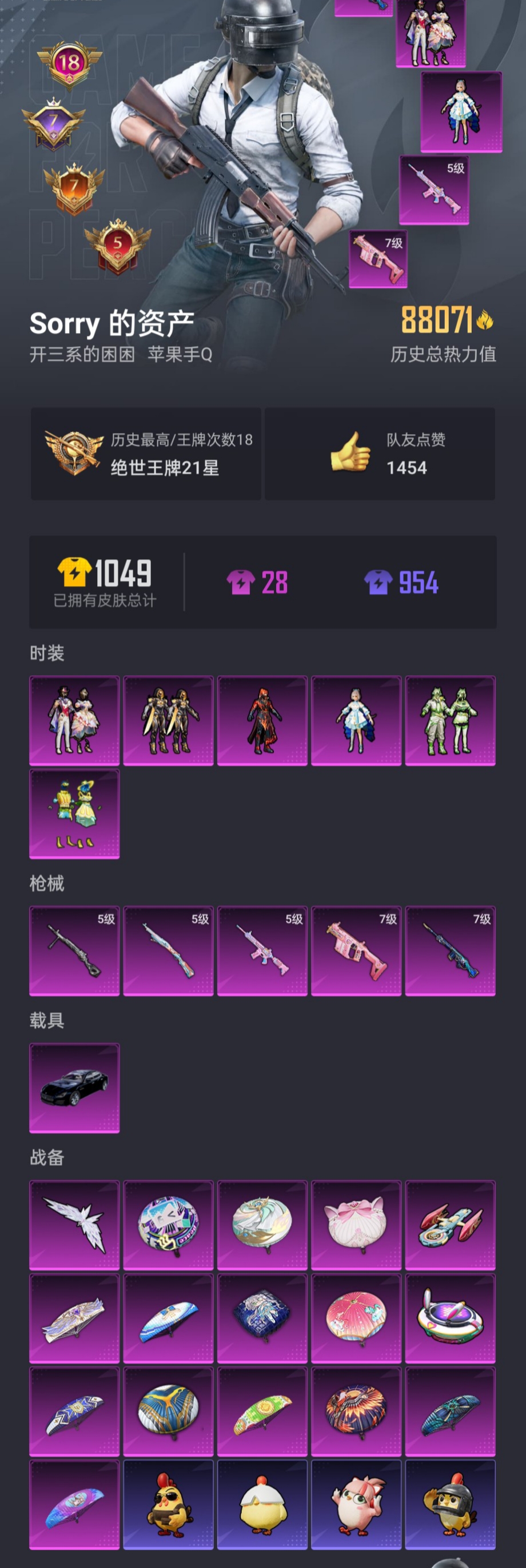 HPZM3453009和平精英账号详情图2