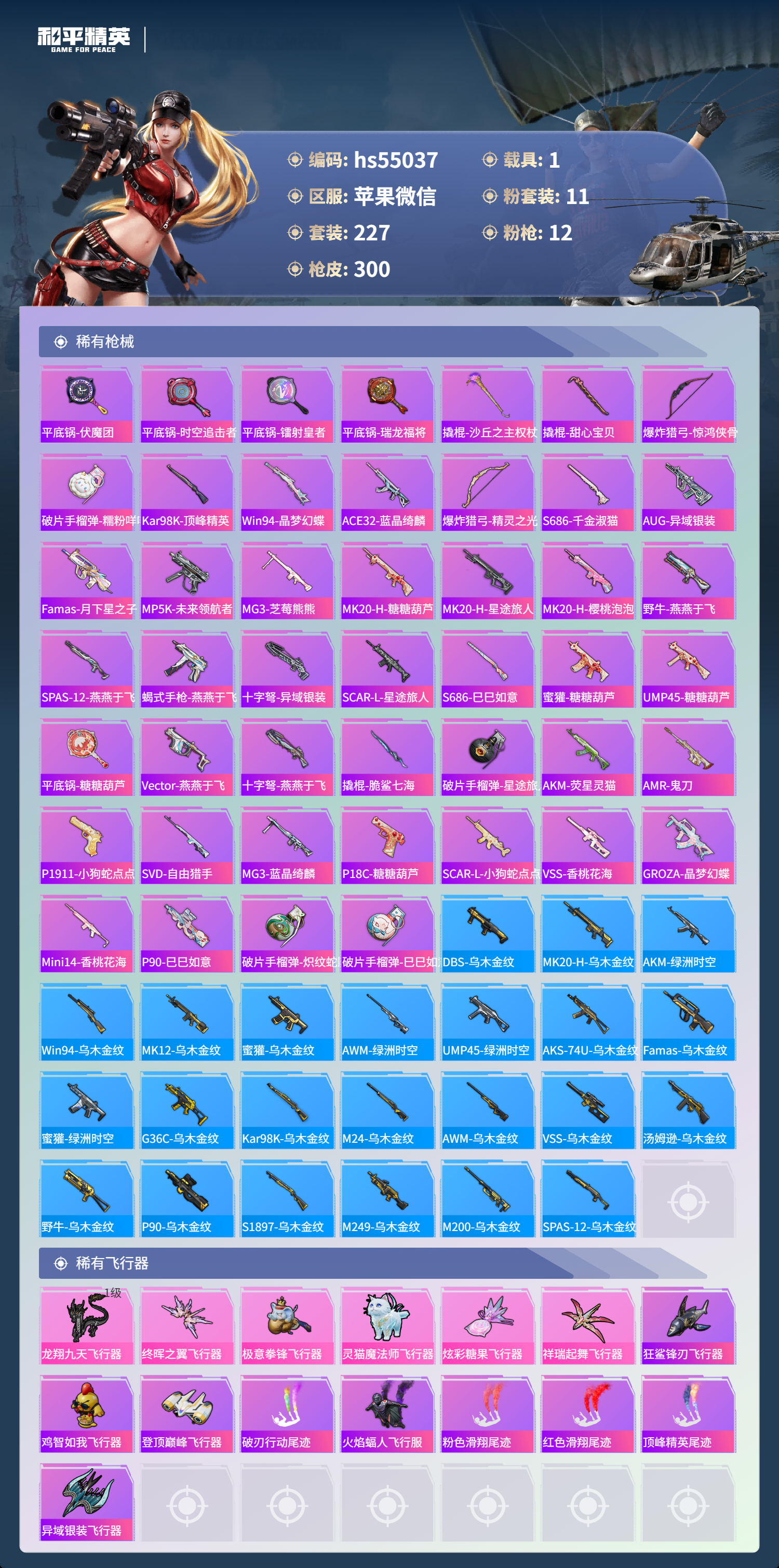 HPSJ3448445和平精英账号详情图10