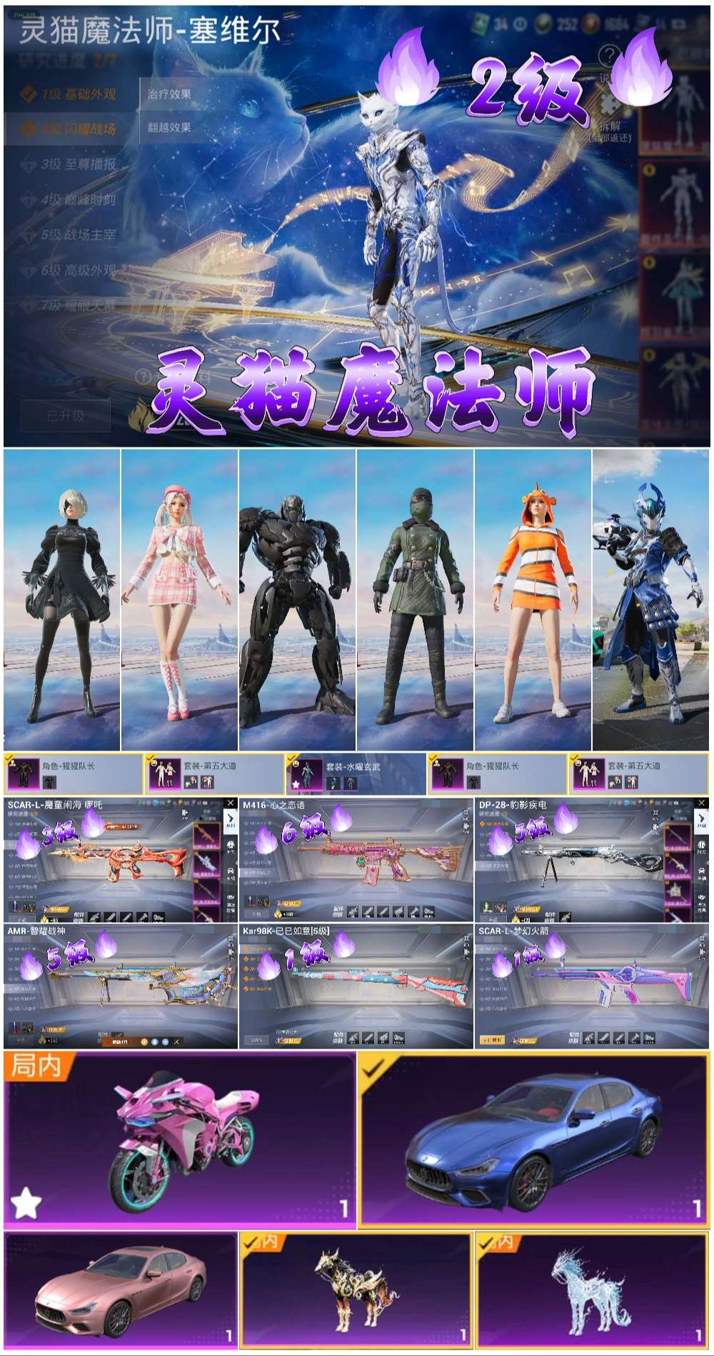 HPSJ3452600和平精英账号详情图2