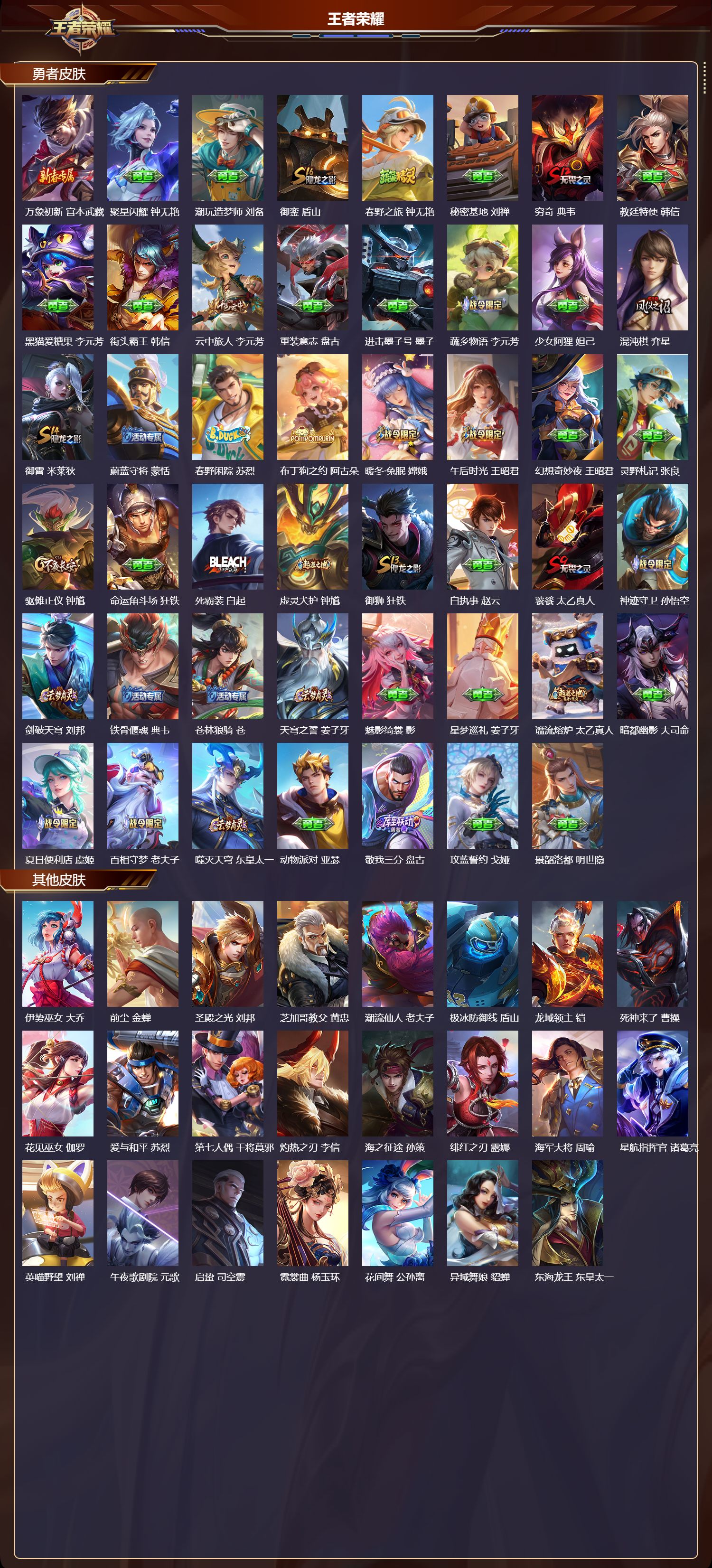 WZMK3471512王者荣耀账号详情图5