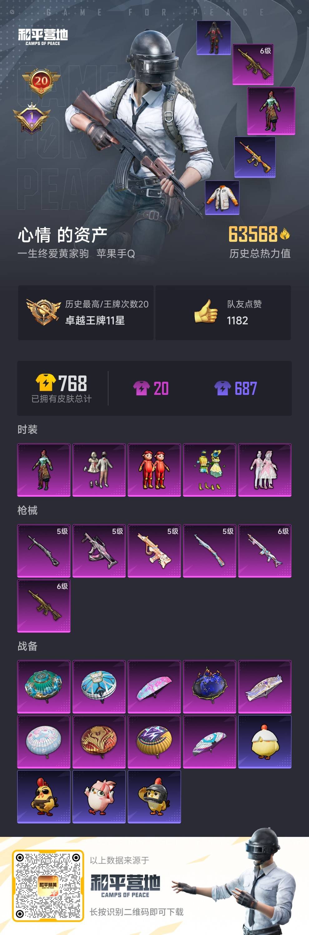 HPSJ3448474和平精英账号详情图4