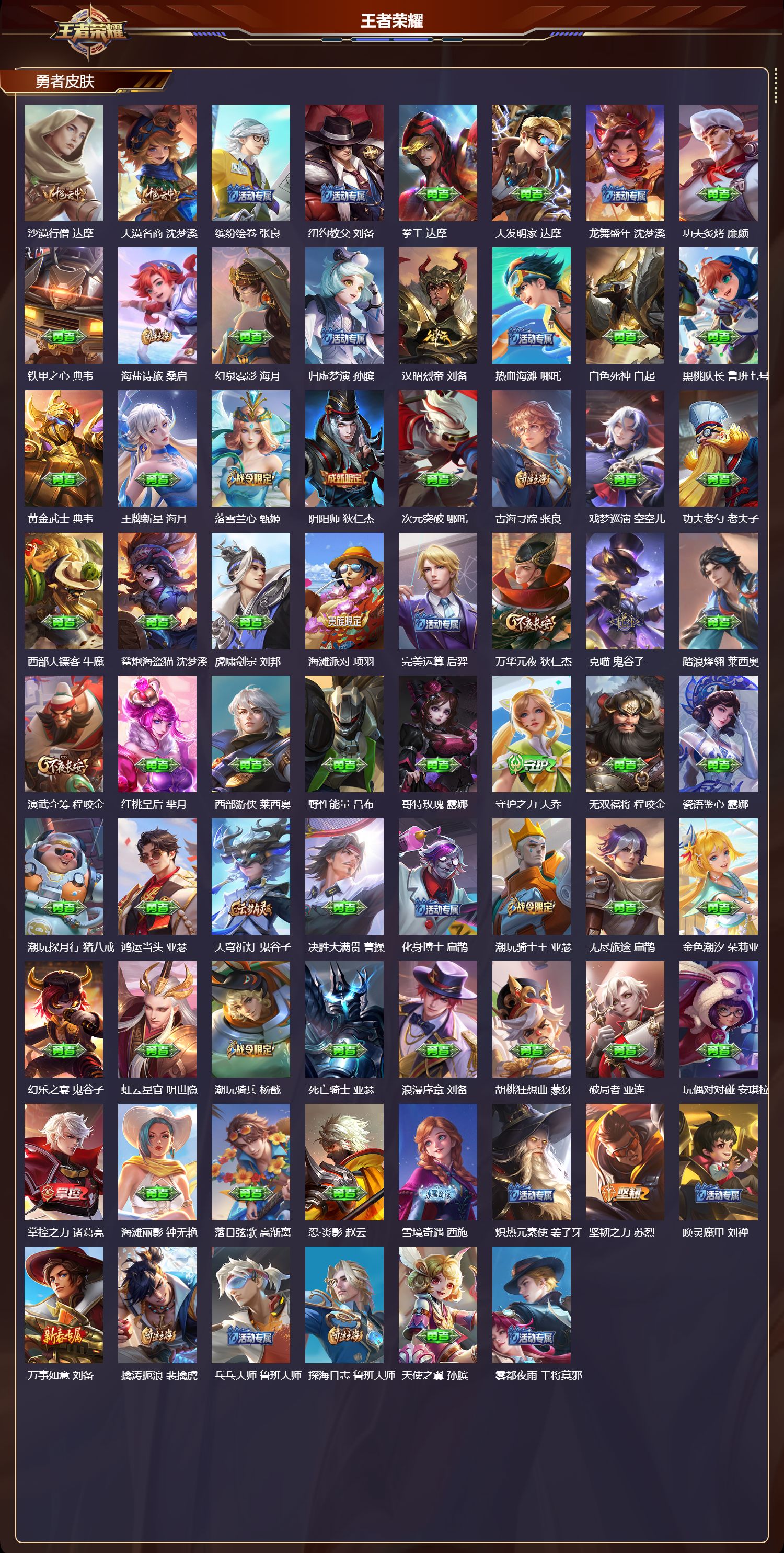 WZMK3471509王者荣耀账号详情图4