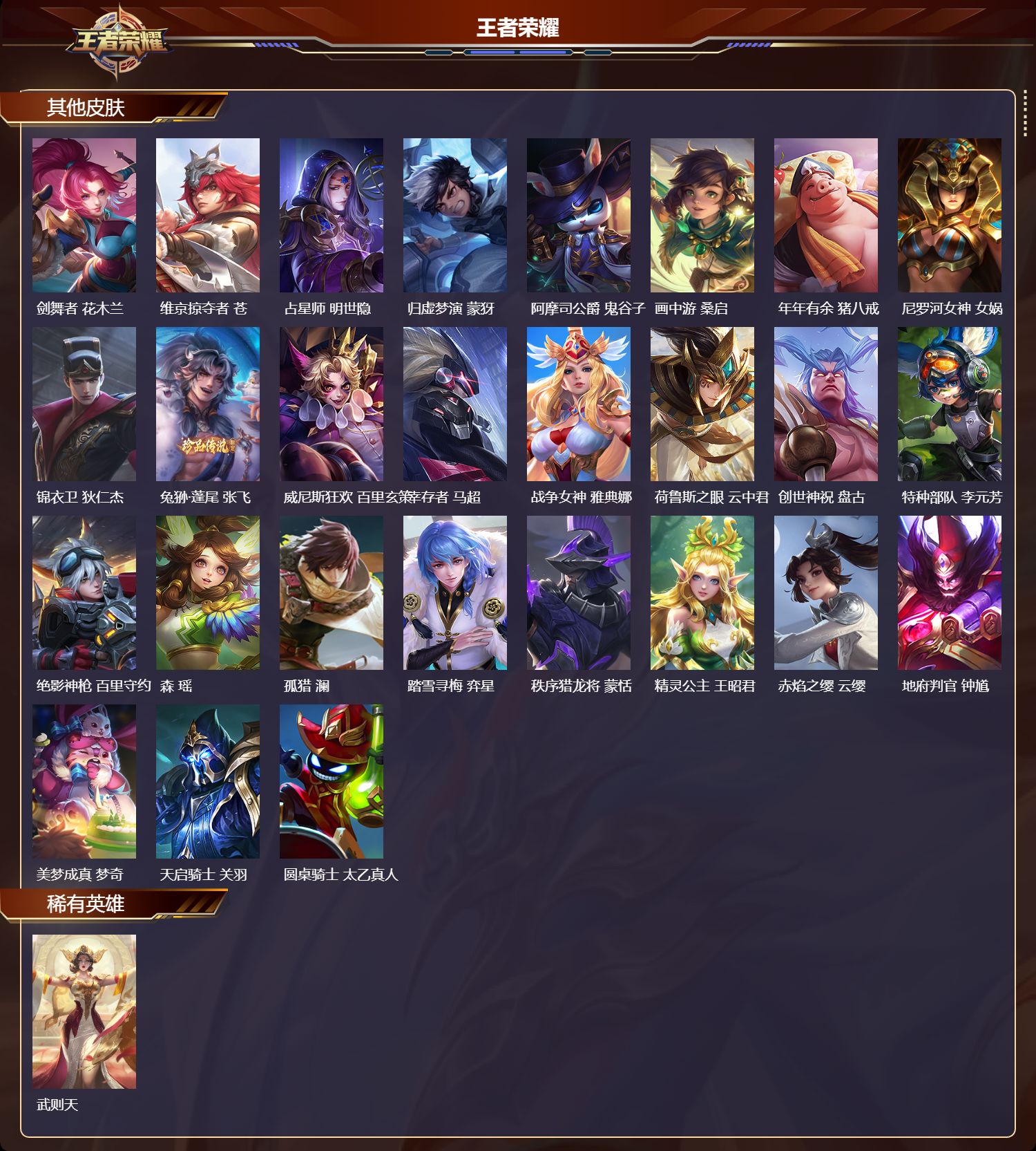 WZMK3471512王者荣耀账号详情图6