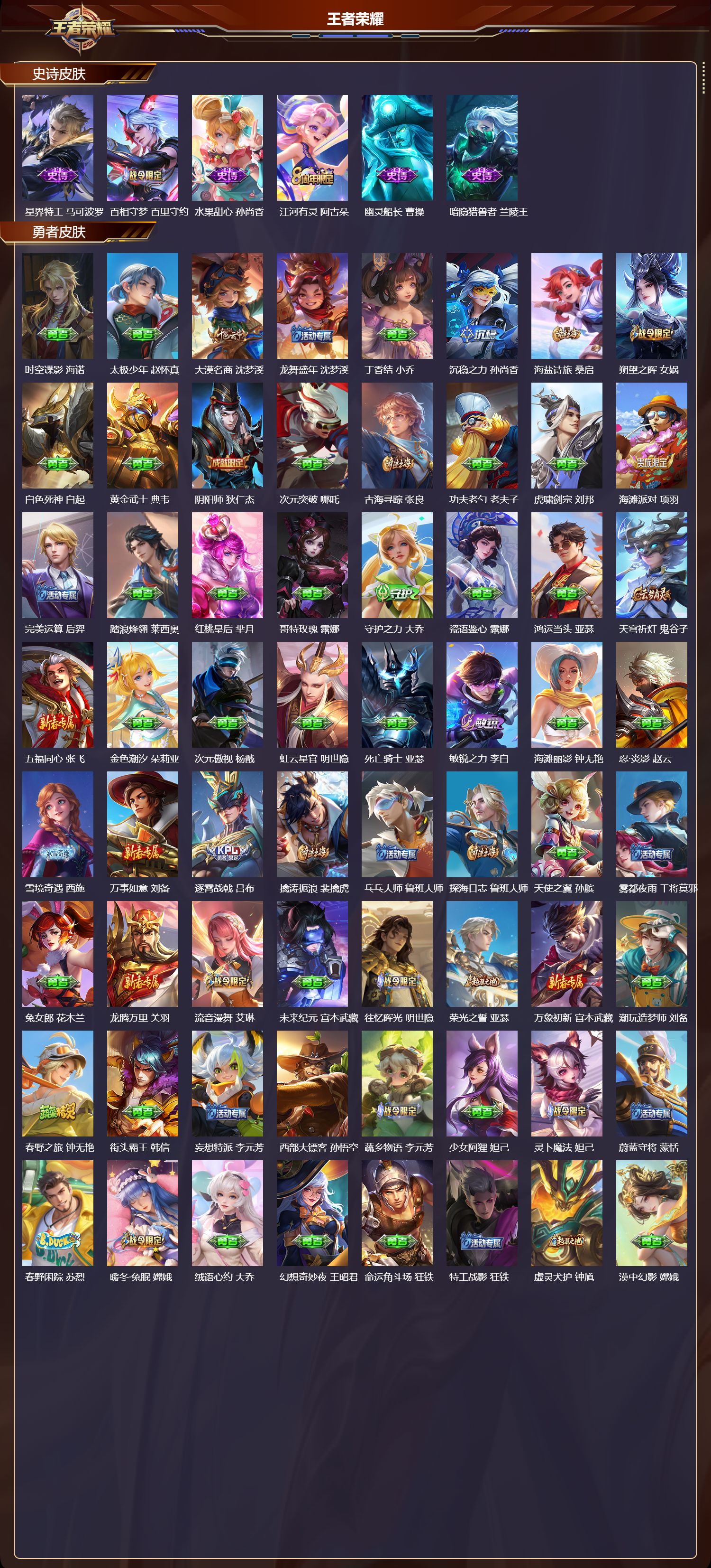 WZQM3474358王者荣耀账号详情图4