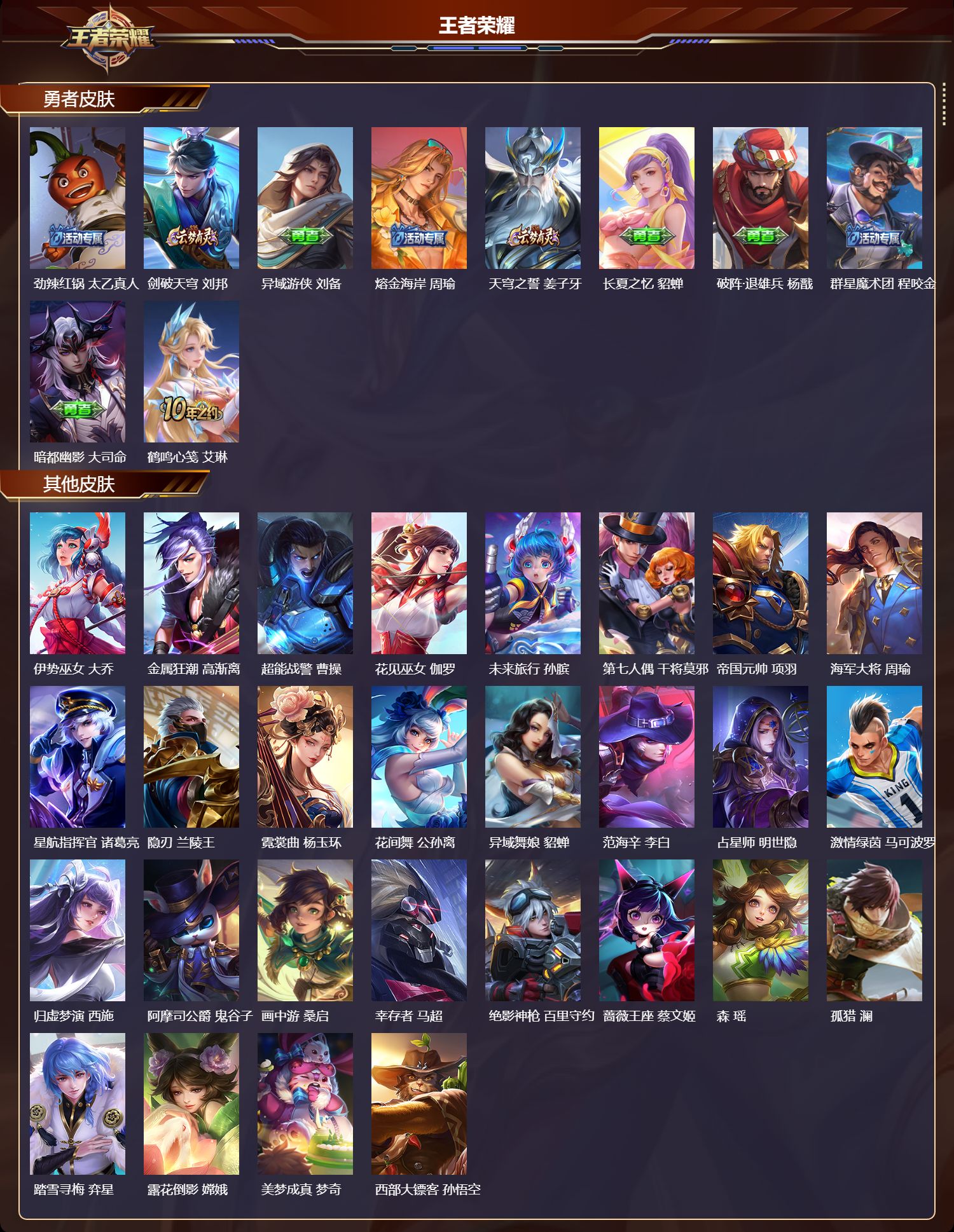 WZMK3475011王者荣耀账号详情图4