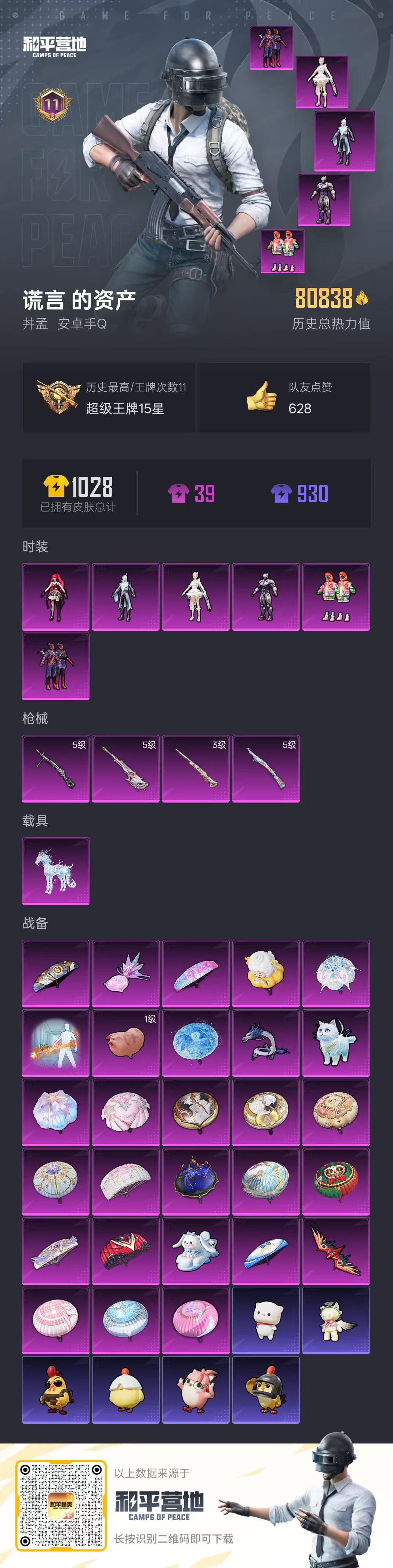 HPSJ3453666和平精英账号详情图2 HPSJ3453666和平精英账号详情图2