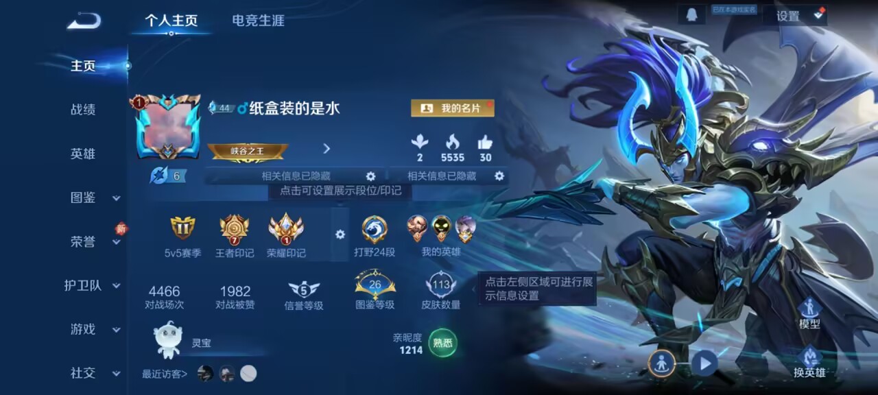 WZCMW435125王者荣耀账号详情图2 WZCMW435125王者荣耀账号详情图2