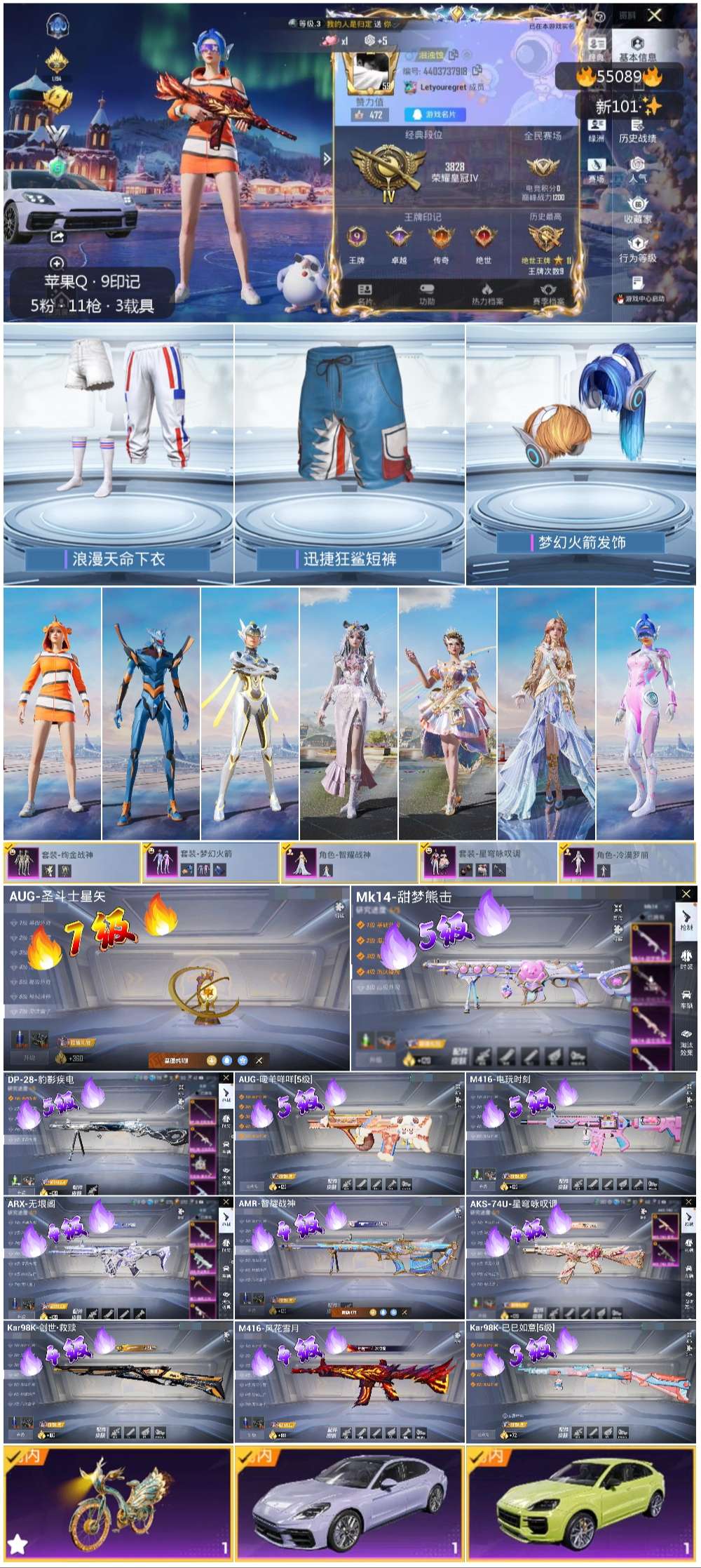 HPSJ3453642和平精英账号详情图2