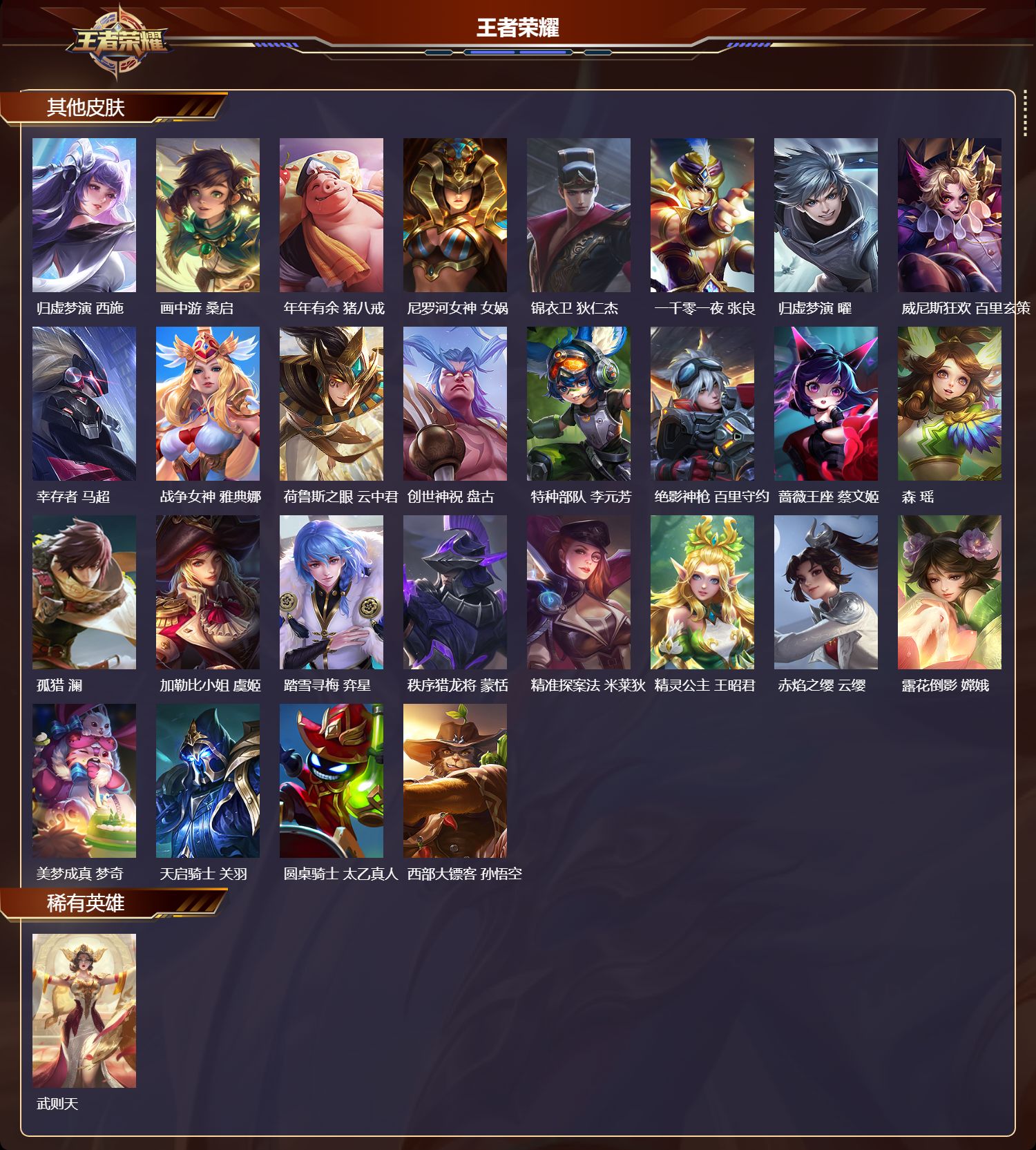 WZQM3474999王者荣耀账号详情图7