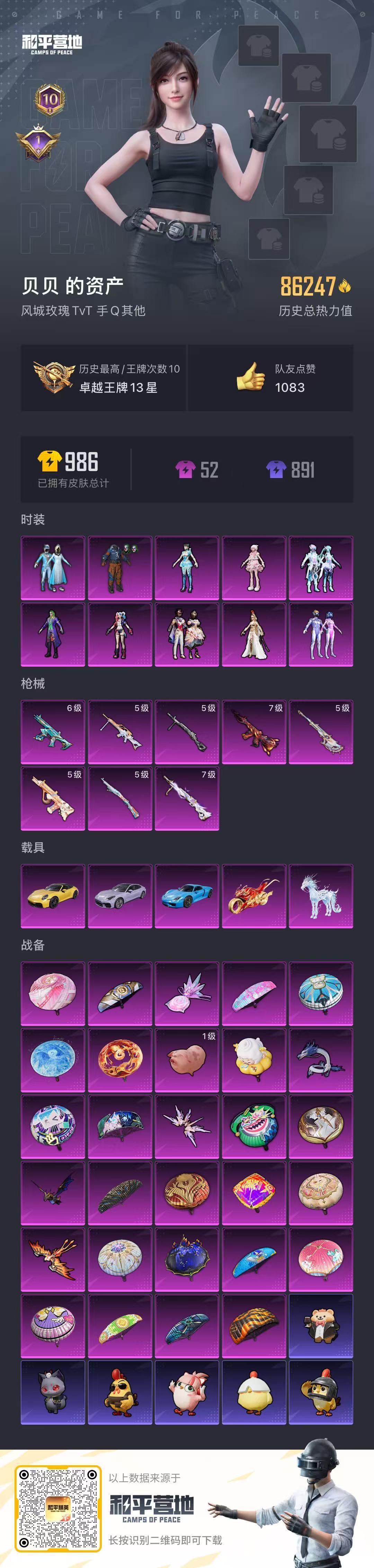 HPSJ3453741和平精英账号详情图3 HPSJ3453741和平精英账号详情图3