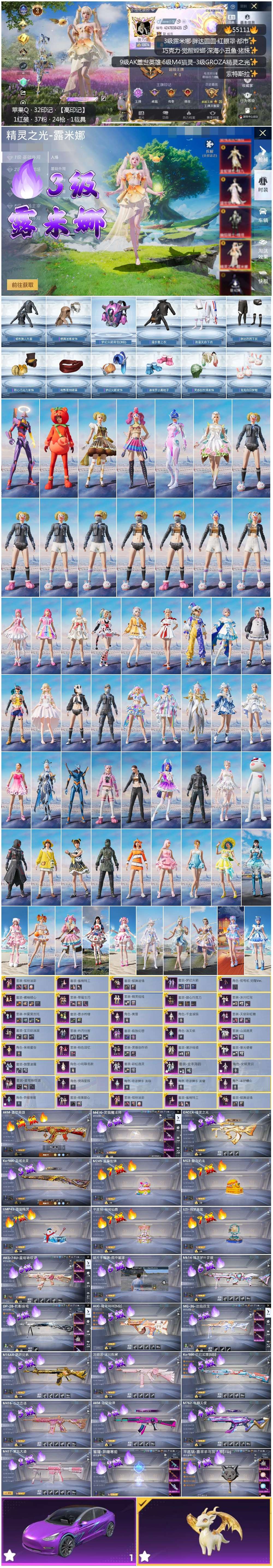 HPSJ3453726和平精英账号详情图2