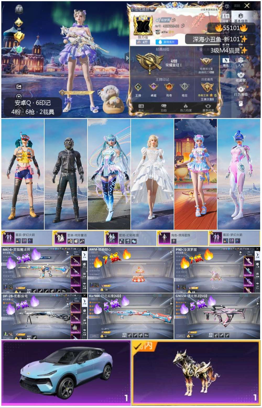 HPSJ3453695和平精英账号详情图2