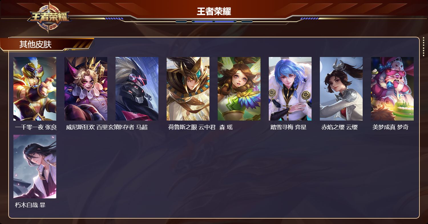 WZQM3475021王者荣耀账号详情图5