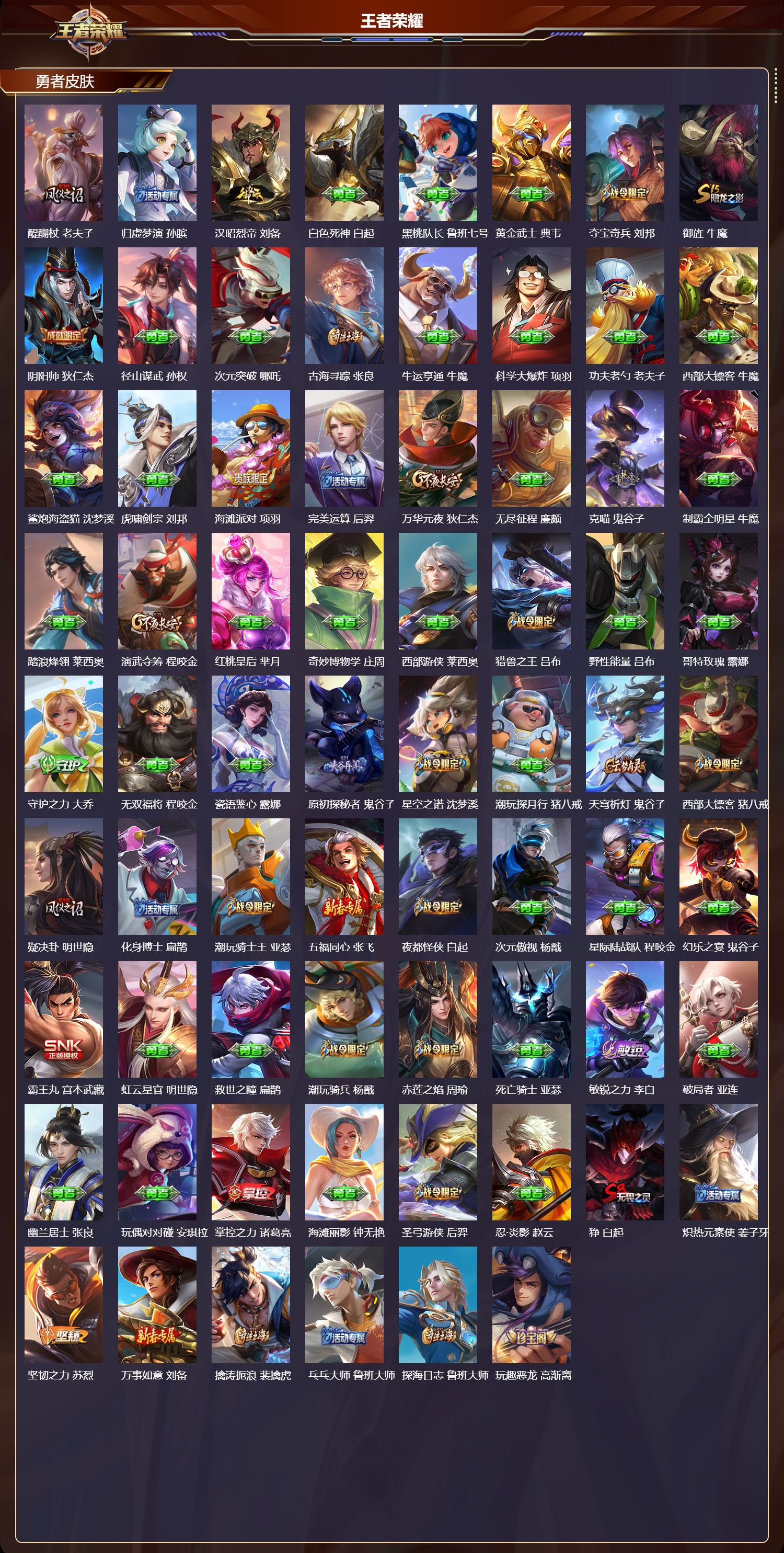 WZCMW3471553王者荣耀账号详情图4