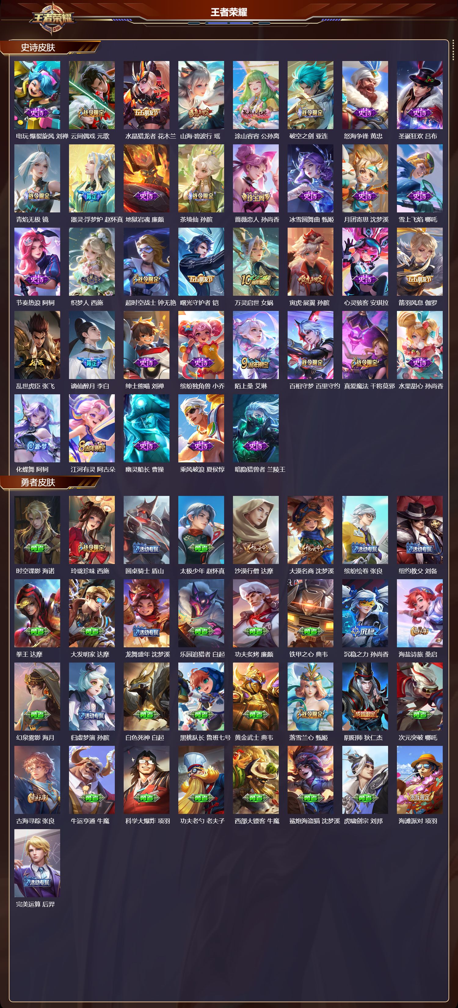 WZQM3475015王者荣耀账号详情图4