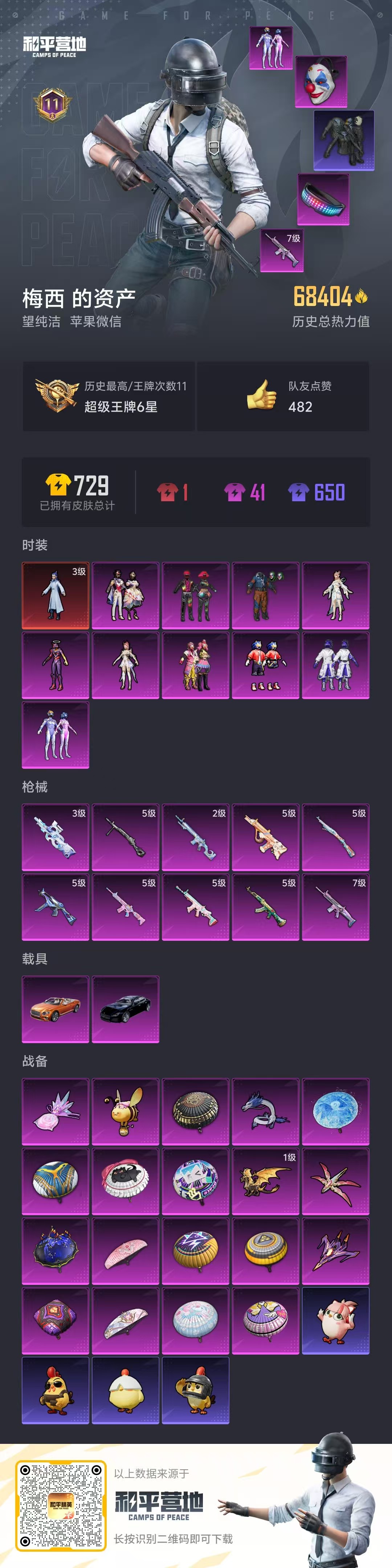 HPSJ3450319和平精英账号详情图4 HPSJ3450319和平精英账号详情图4