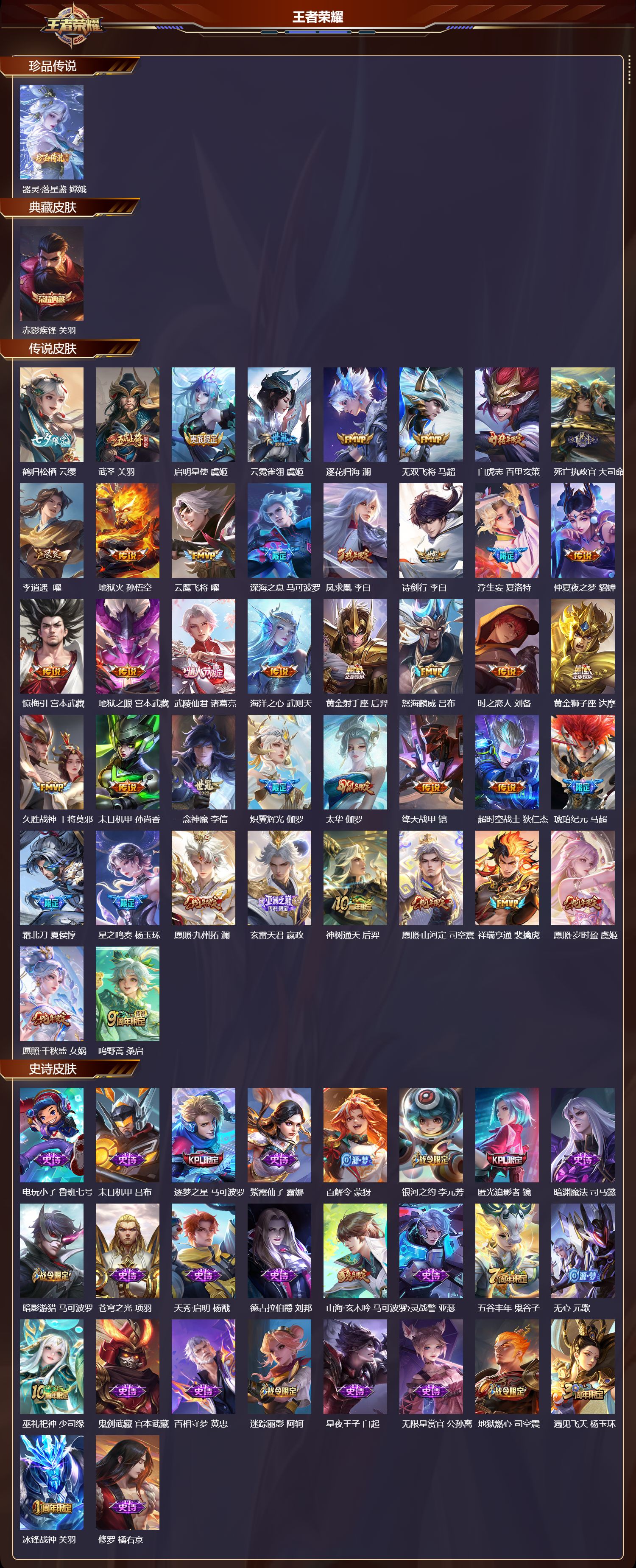 WZCMW3475039王者荣耀账号详情图17