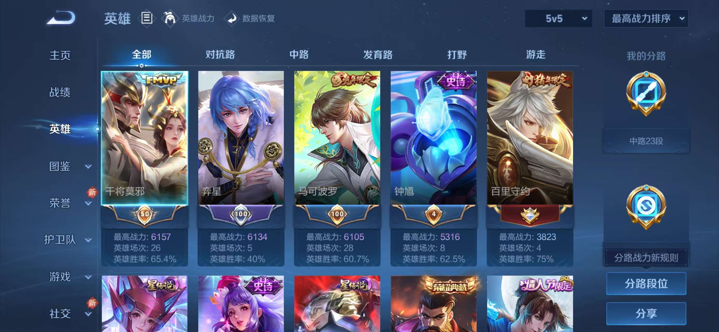 WZCMW416038王者荣耀账号详情图4 WZCMW416038王者荣耀账号详情图4