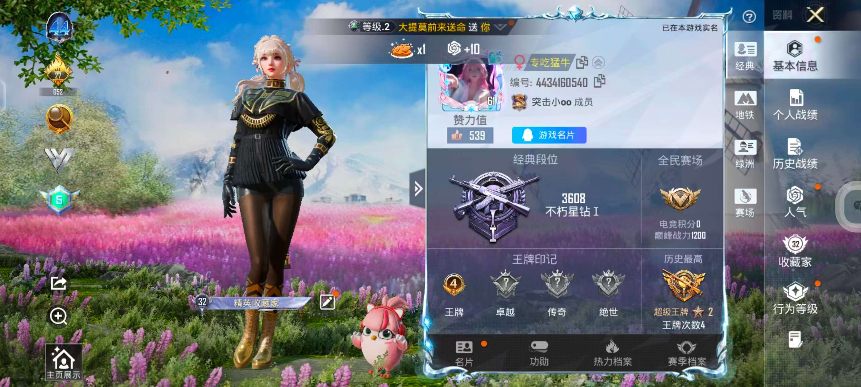 HPSJ3450340和平精英账号详情图2 HPSJ3450340和平精英账号详情图2