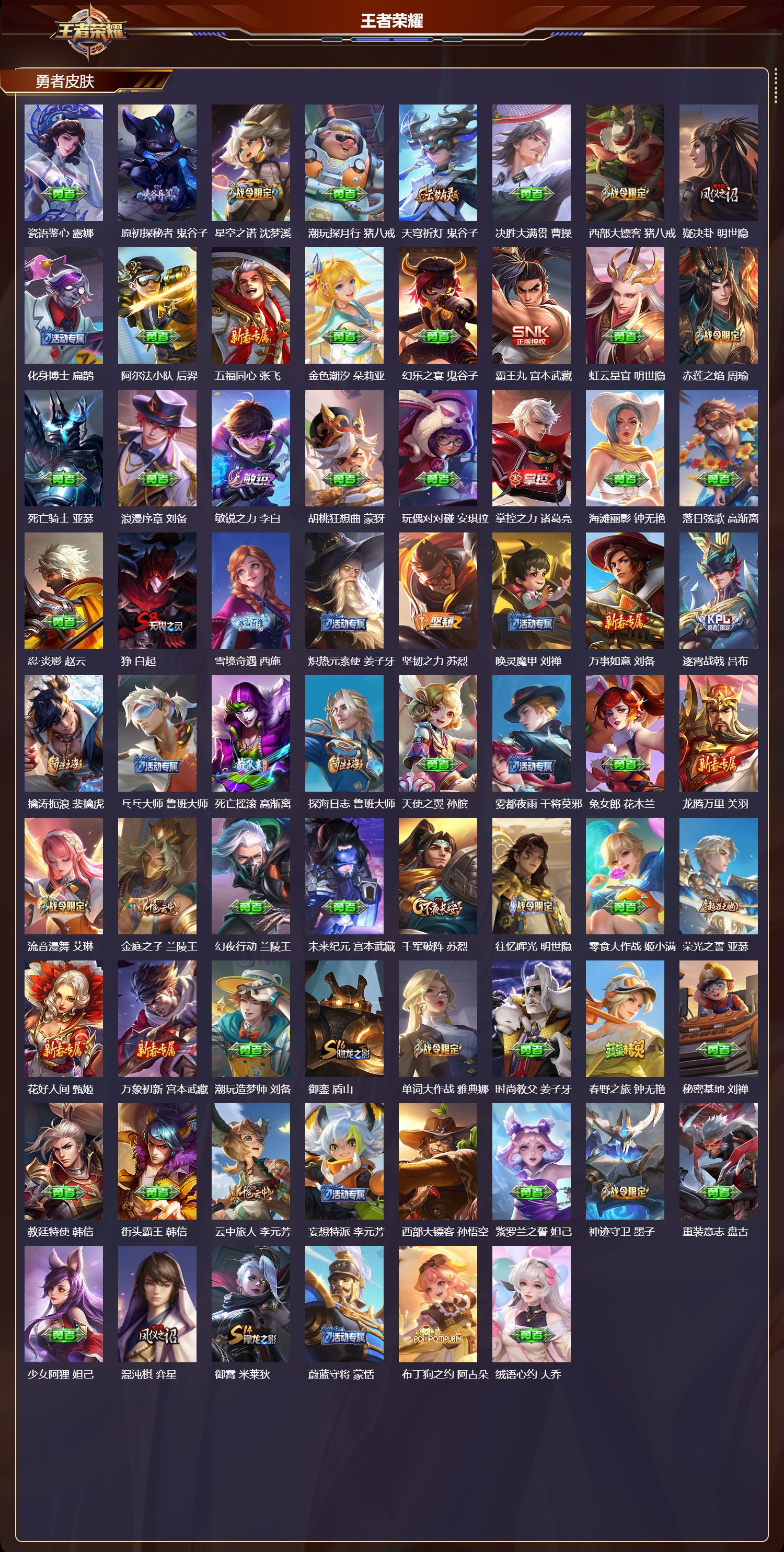 WZCMW3475039王者荣耀账号详情图20