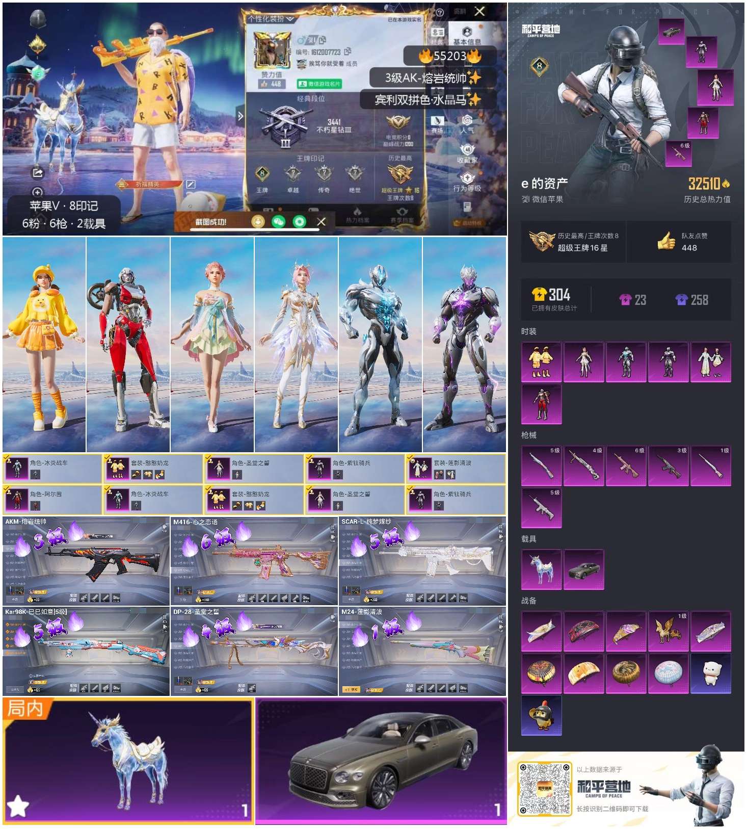 HPSJ3450353和平精英账号详情图3