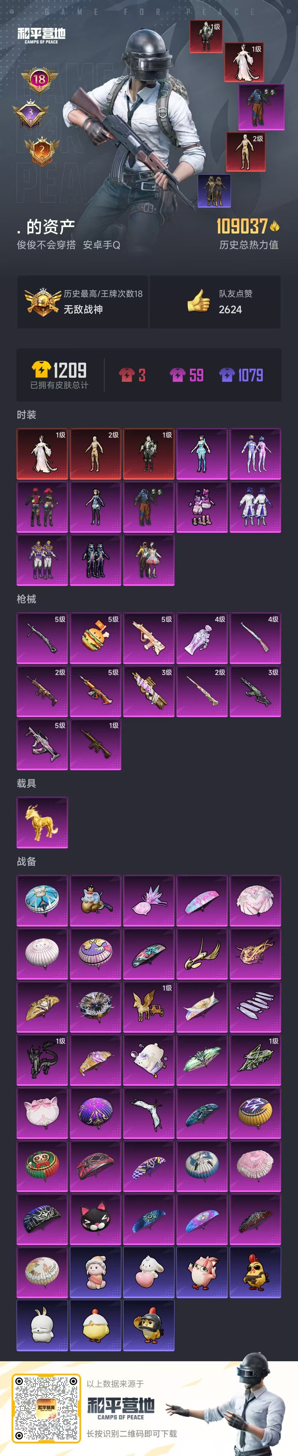 HPSJ3450307和平精英账号详情图4 HPSJ3450307和平精英账号详情图4