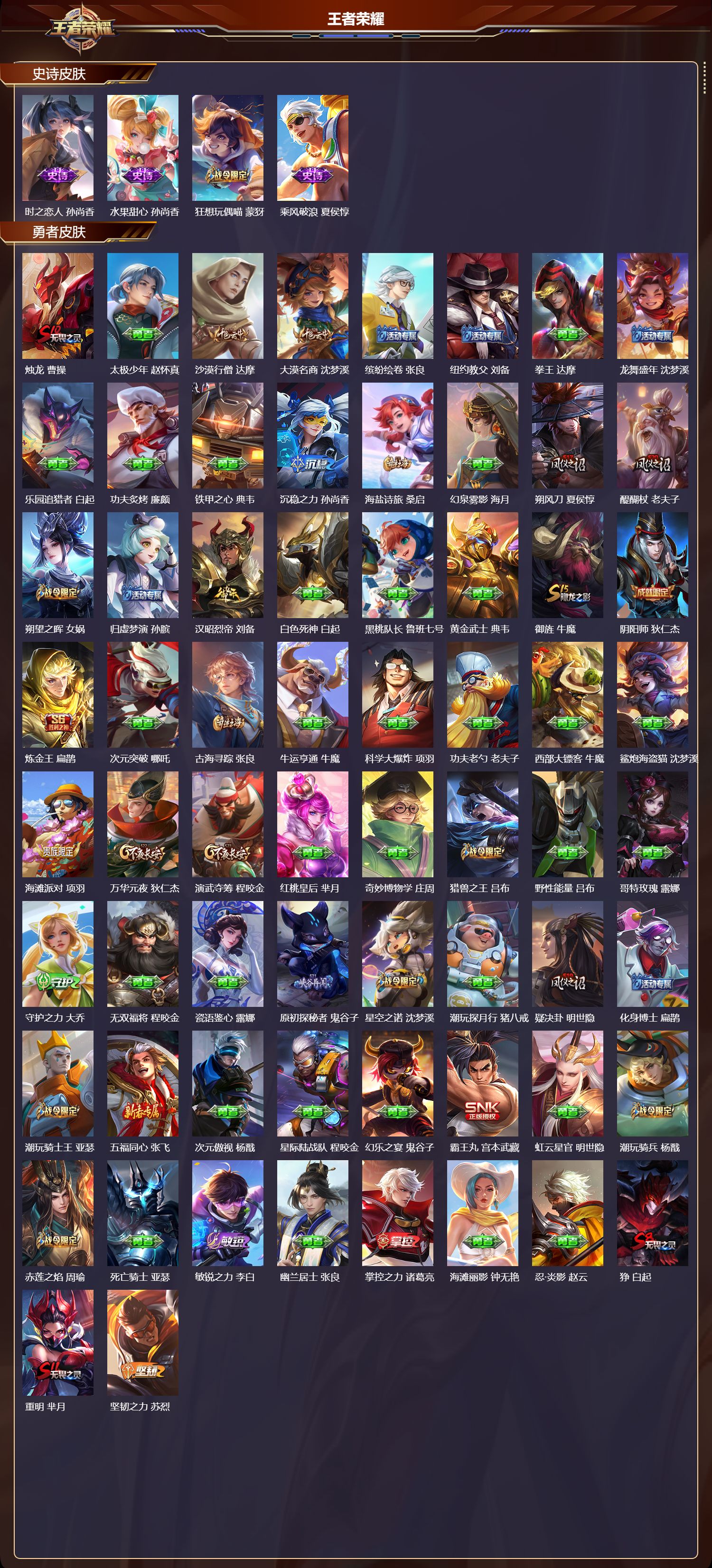 WZQM3474979王者荣耀账号详情图4