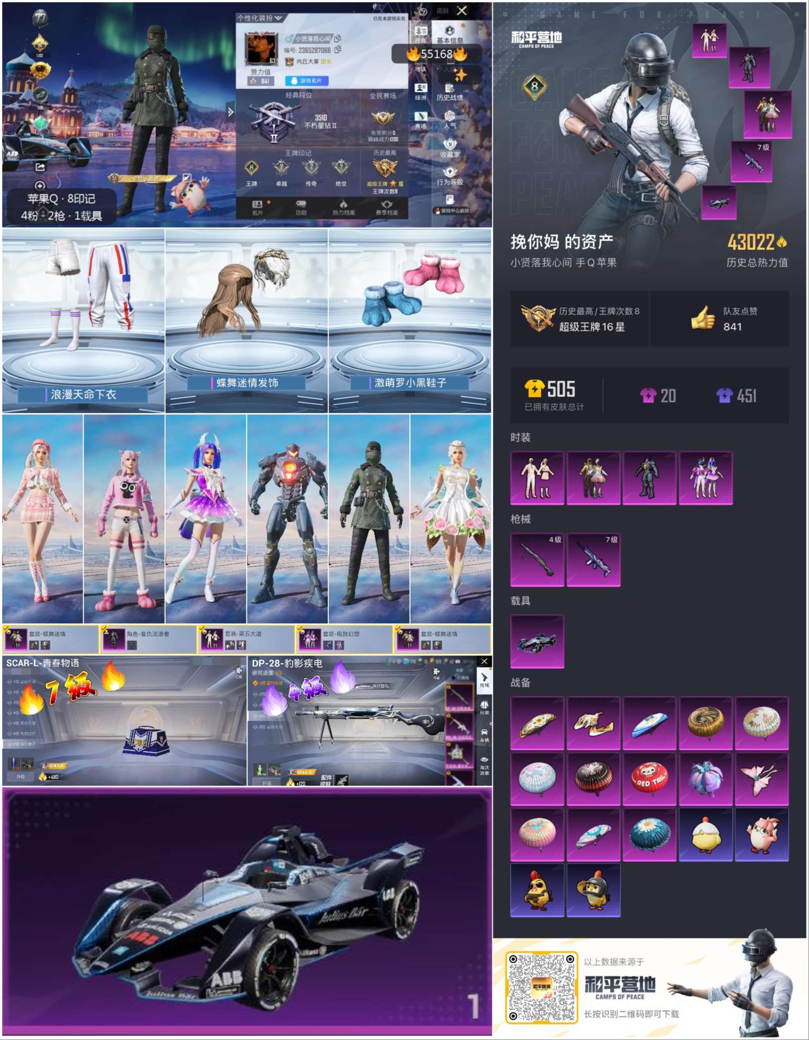 HPSJ3453678和平精英账号详情图3