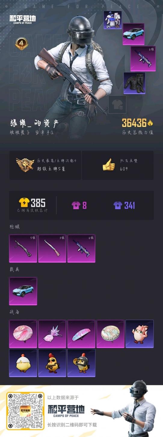 HPSJ3450348和平精英账号详情图4